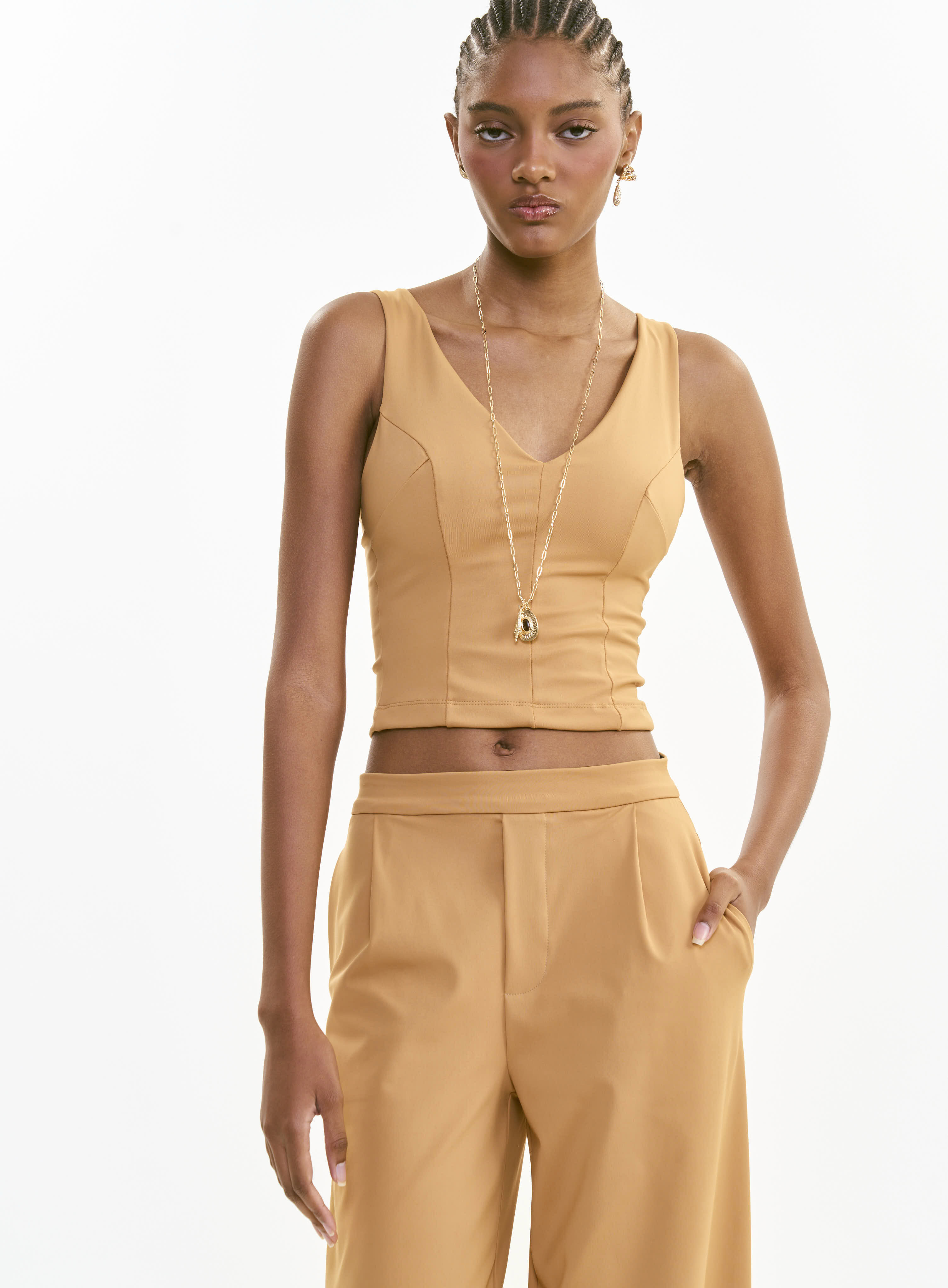 BLUSA COLCCI M MARROM FEIJO