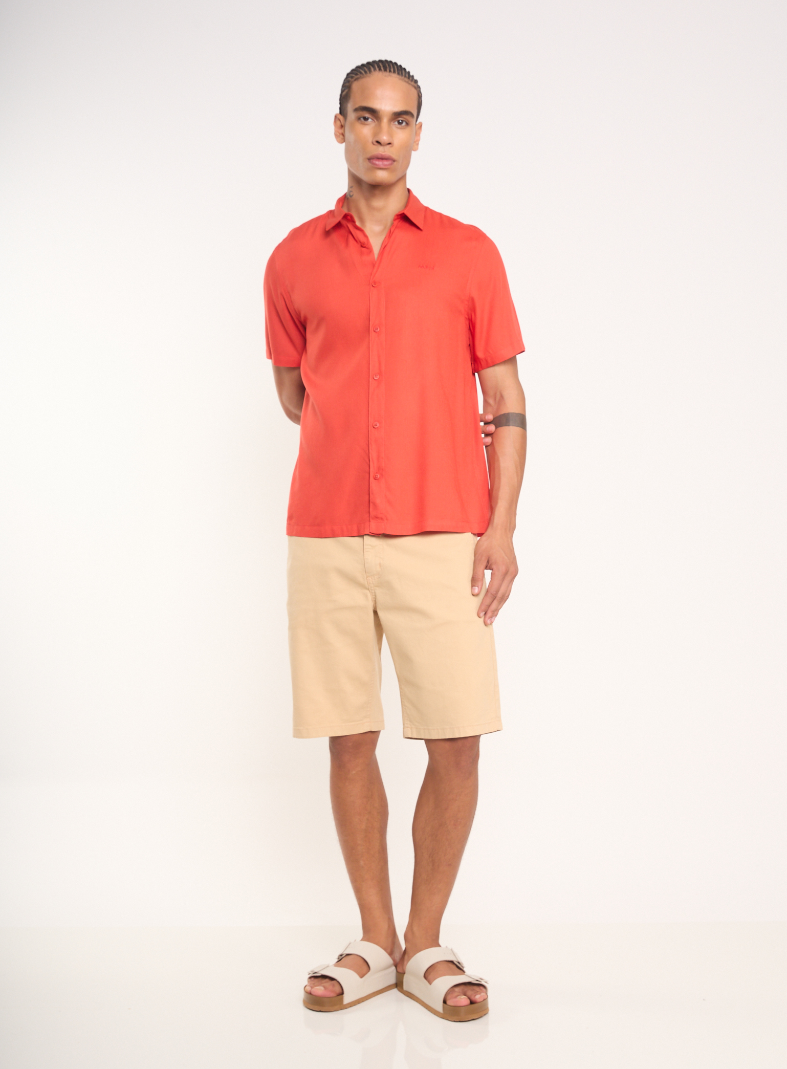 CAMISA RELAX GG BORDO BLOODSTONE