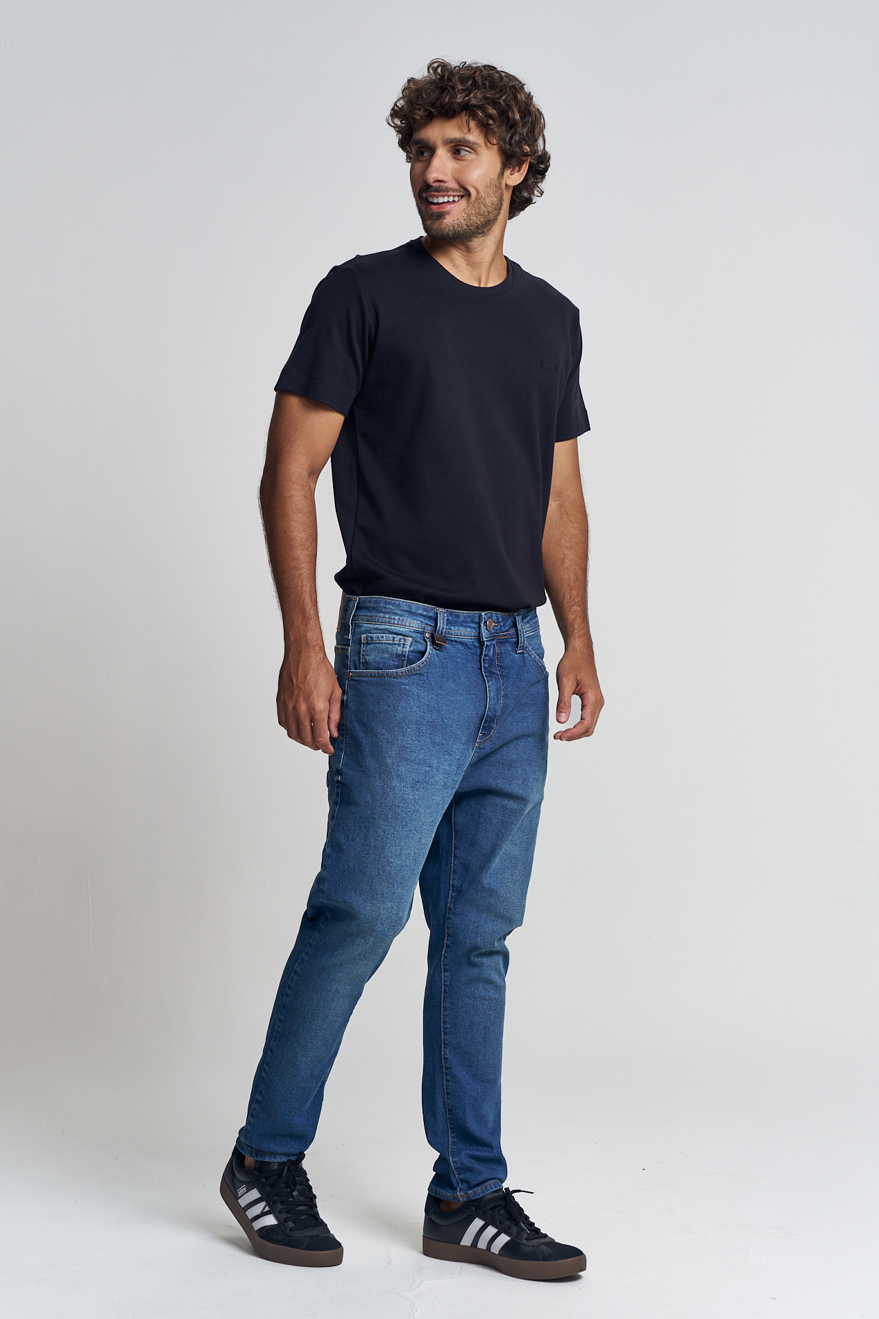 CALÇA JEANS NEW SLIM 42 INDIGO