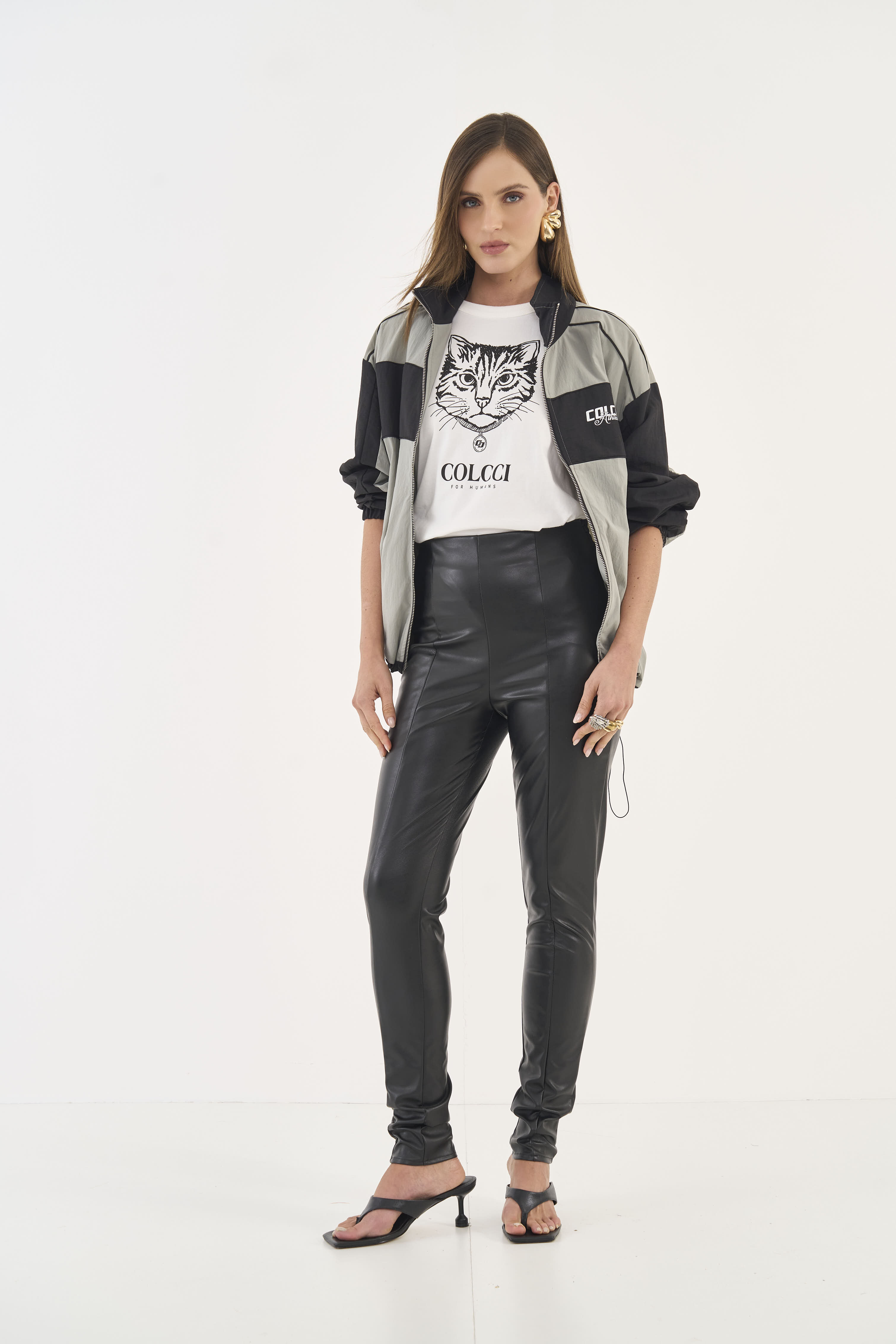 CALÇA COLCCI GG PRETO