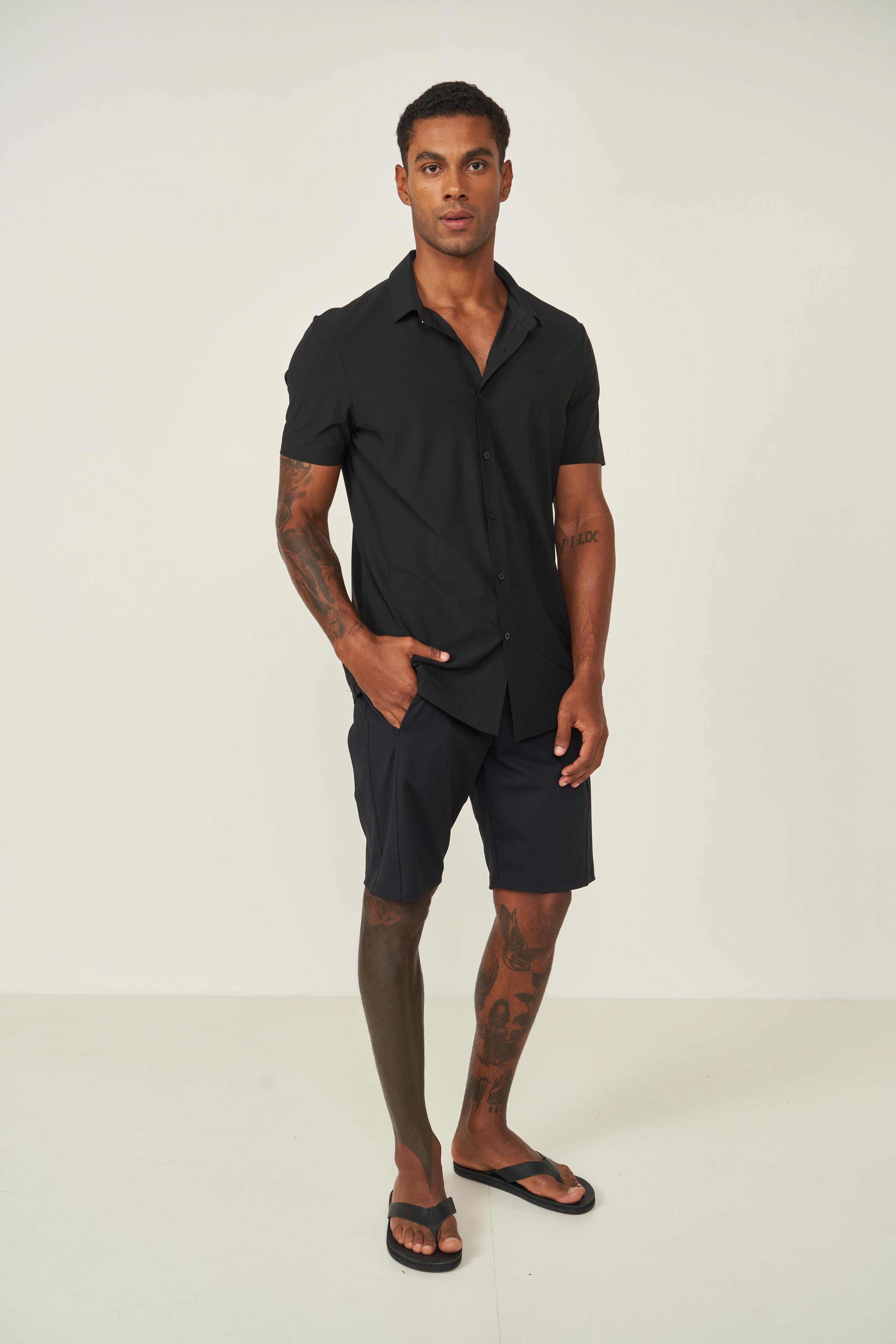 CAMISA COLCCI GG PRETO