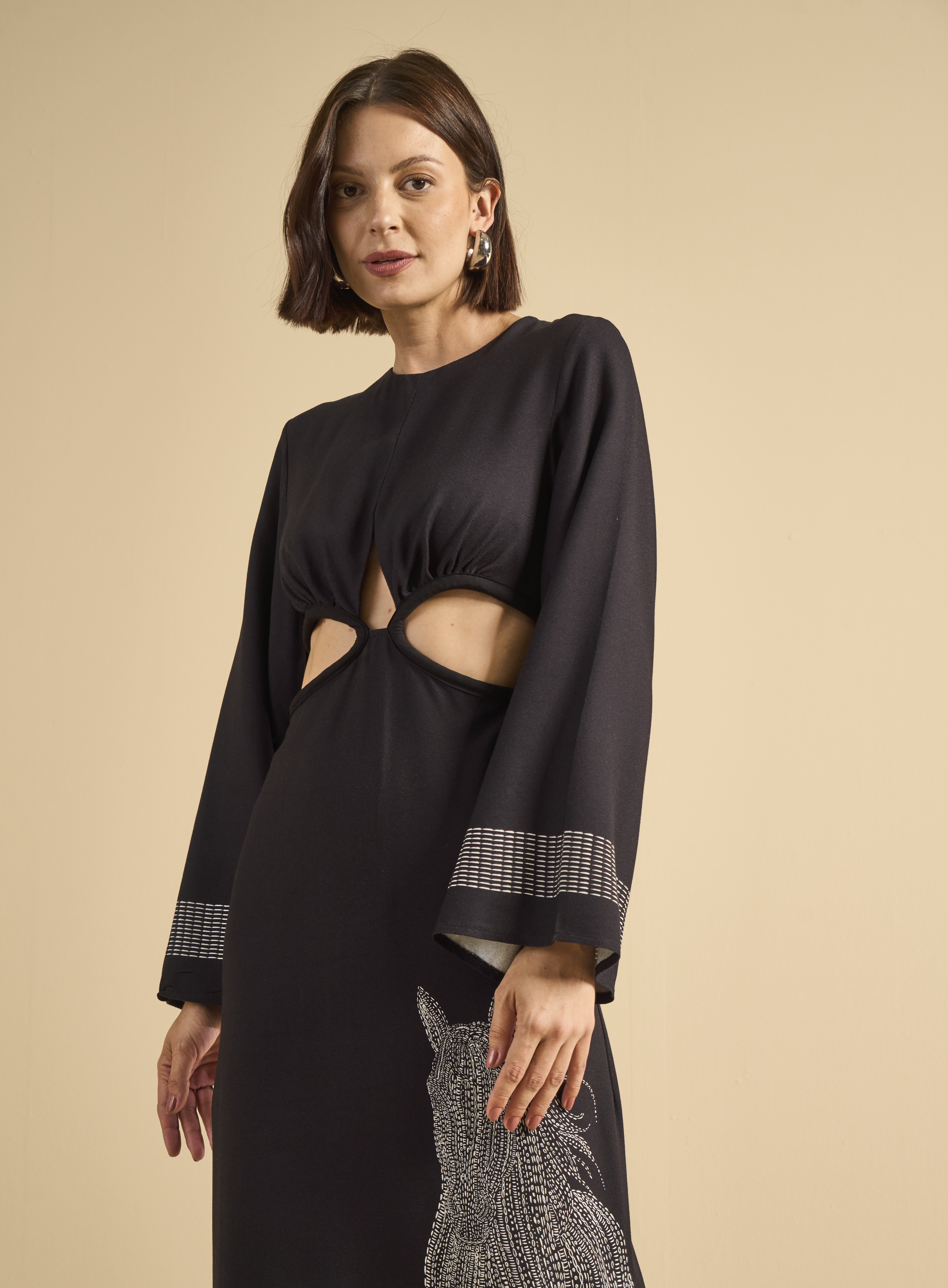 VESTIDO ESTAMPADO P AURA SELVAGEM