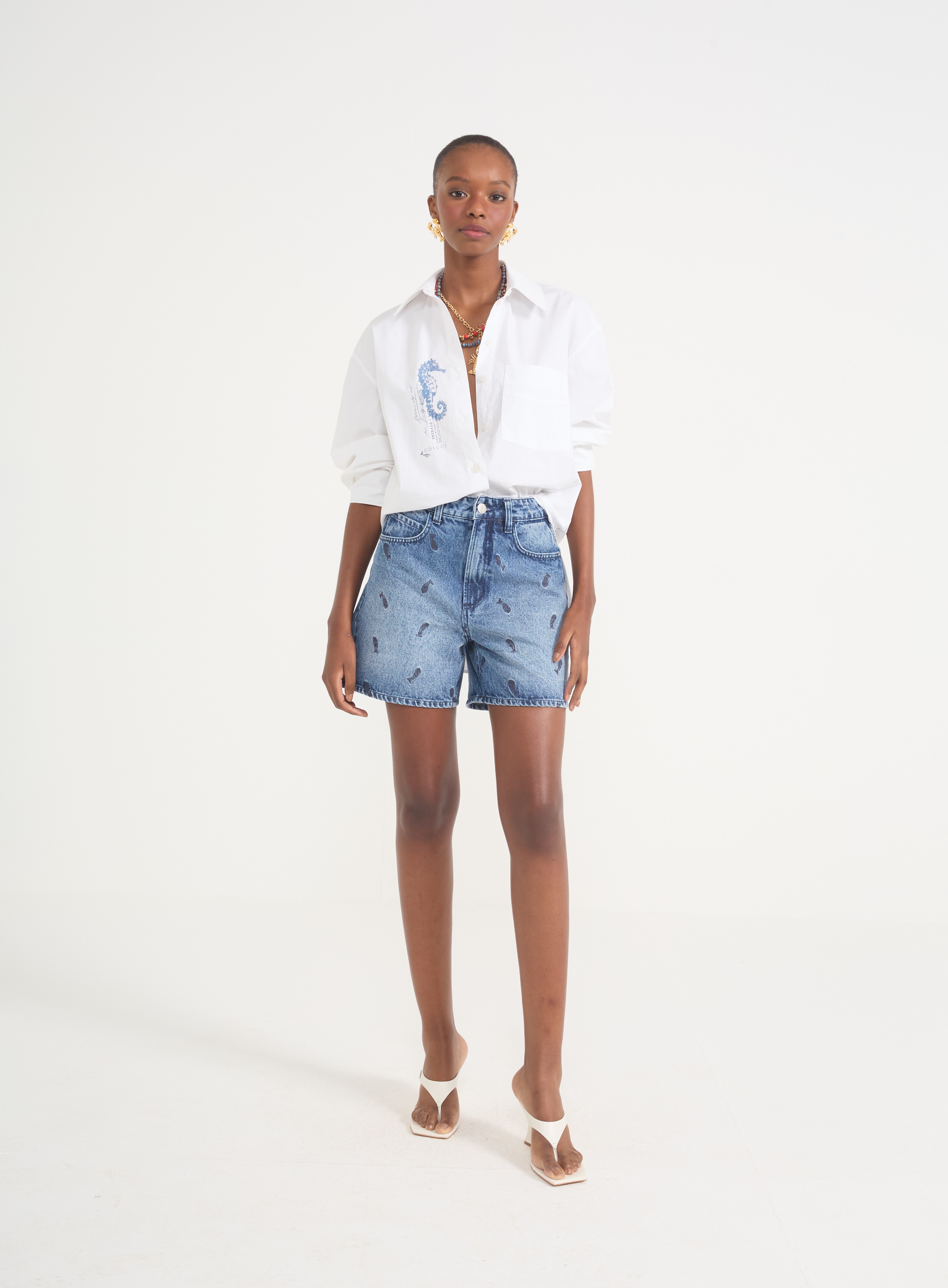 SHORT JEANS REBECA 34 INDIGO