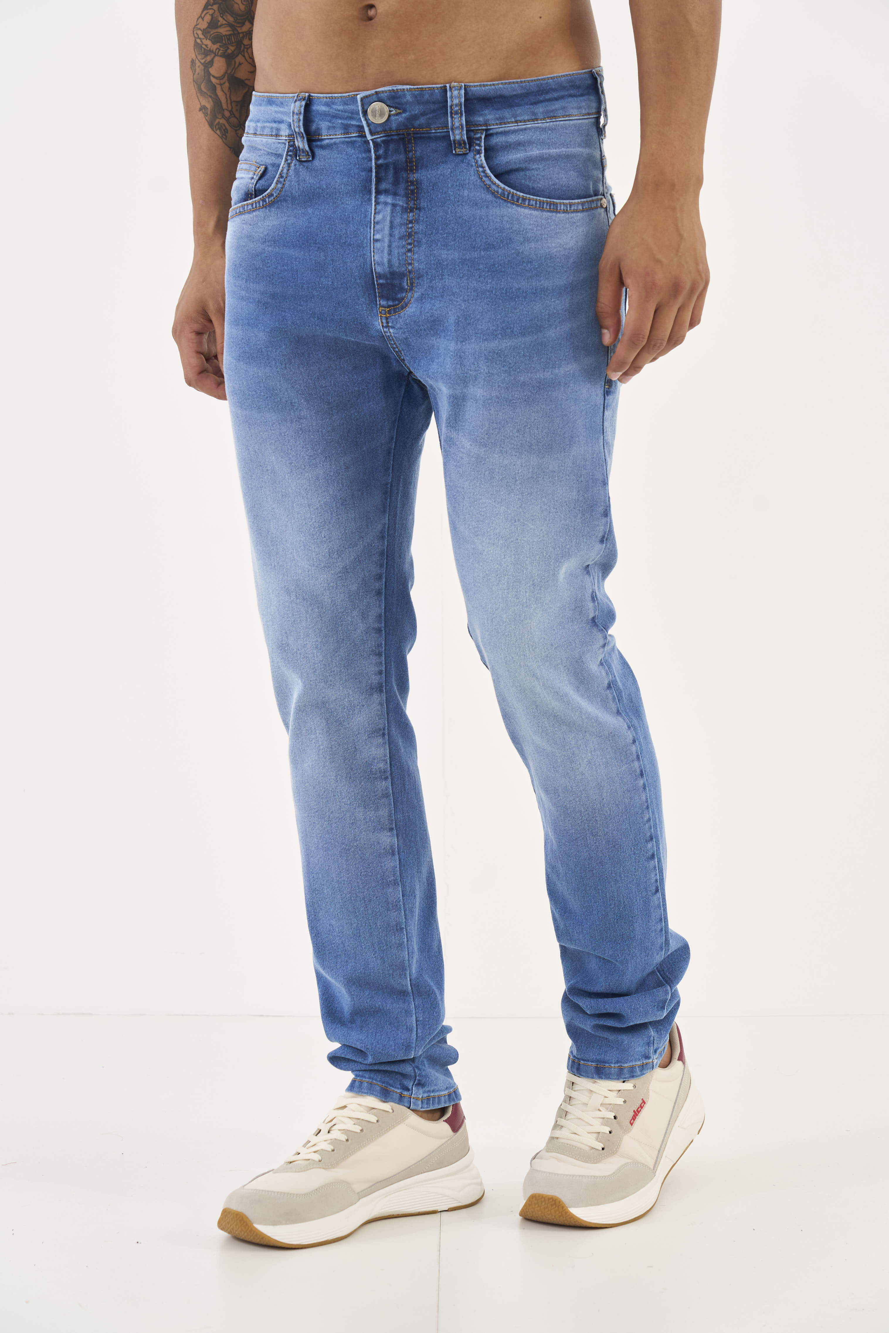 CALÇA JEANS NEW FELIPE 46 INDIGO