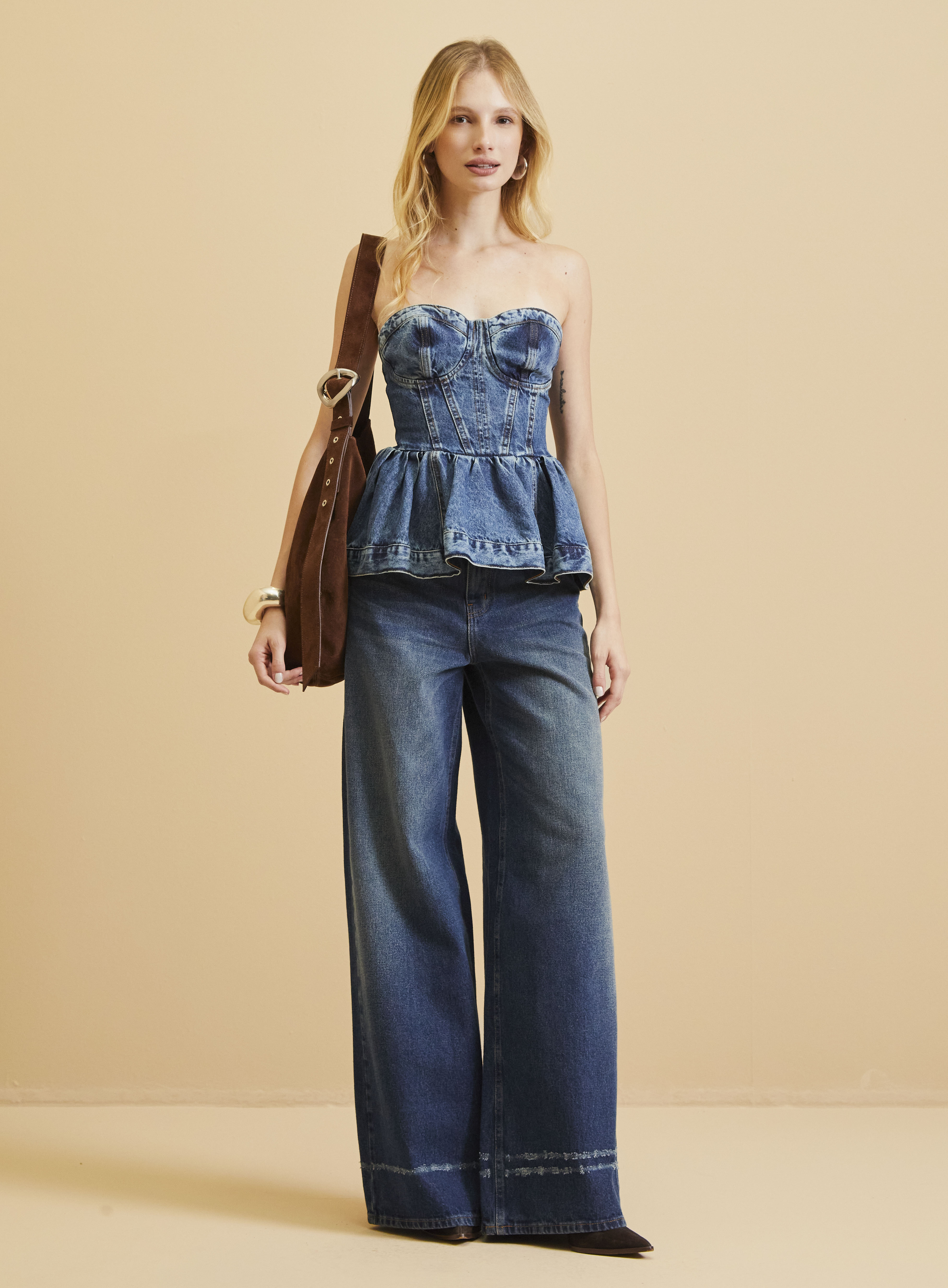 CALÇA JEANS THAIS 40 INDIGO