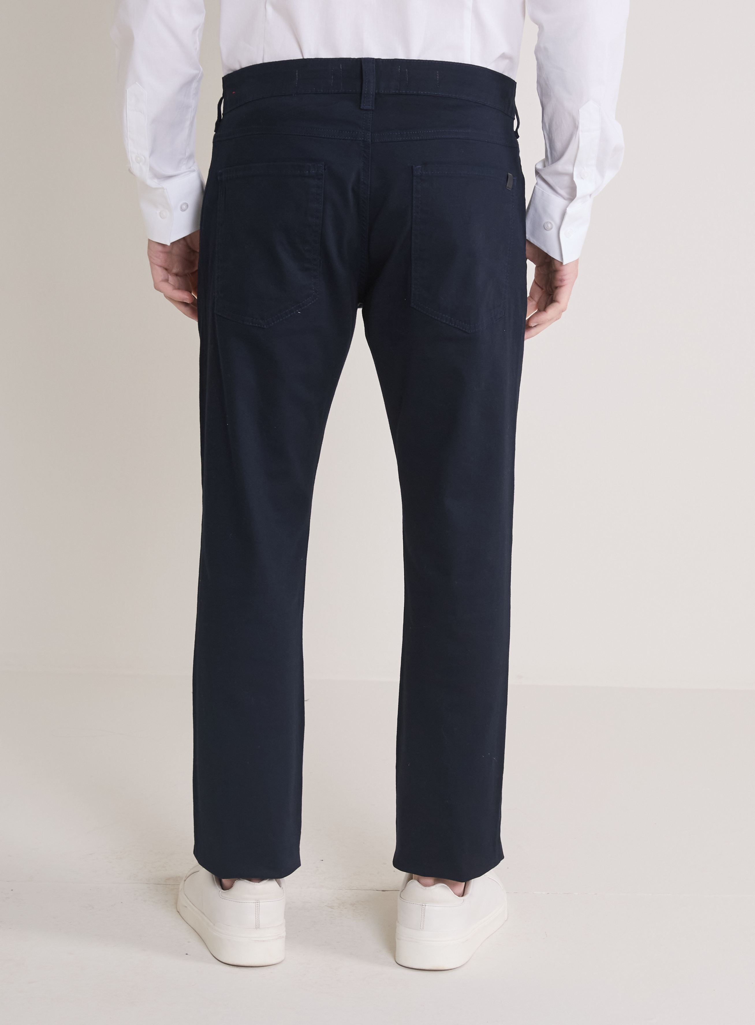CALÇA SARJA VITOR 38 AZUL OLYMPIC