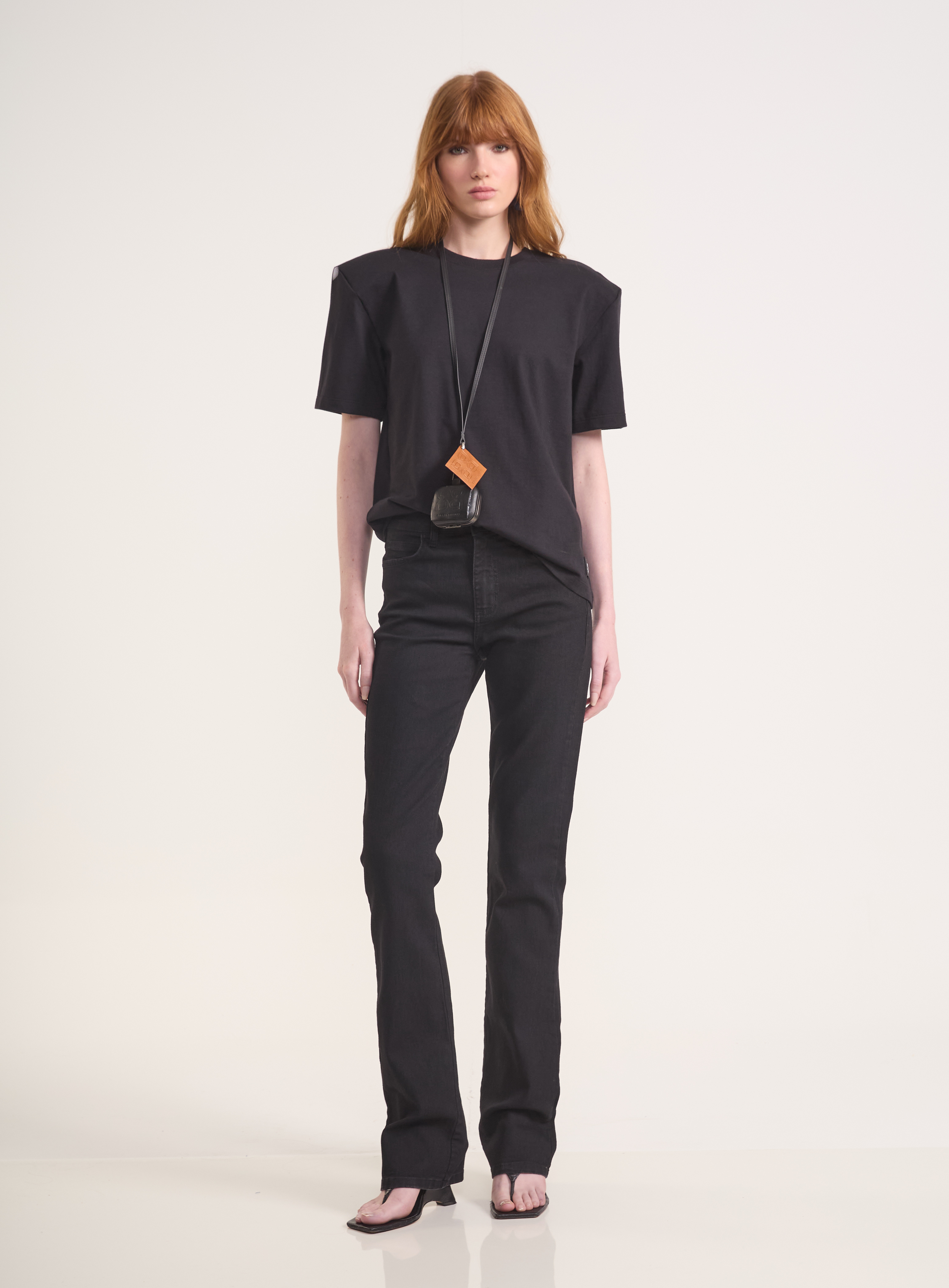 CALÇA JEANS NOVA YORK RETA 34 IND.PRETO