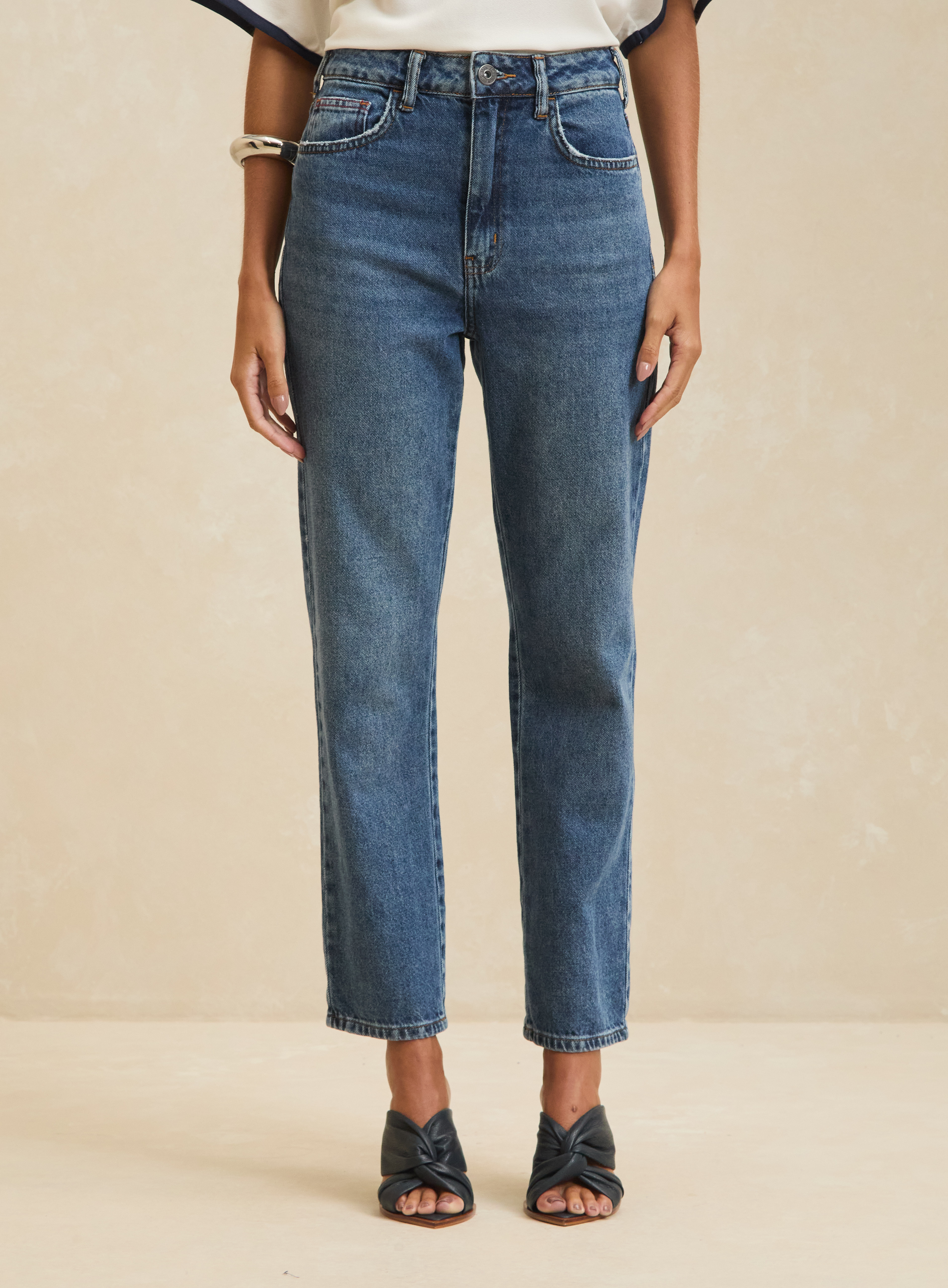 CALÇA JEANS NADIA 36 INDIGO