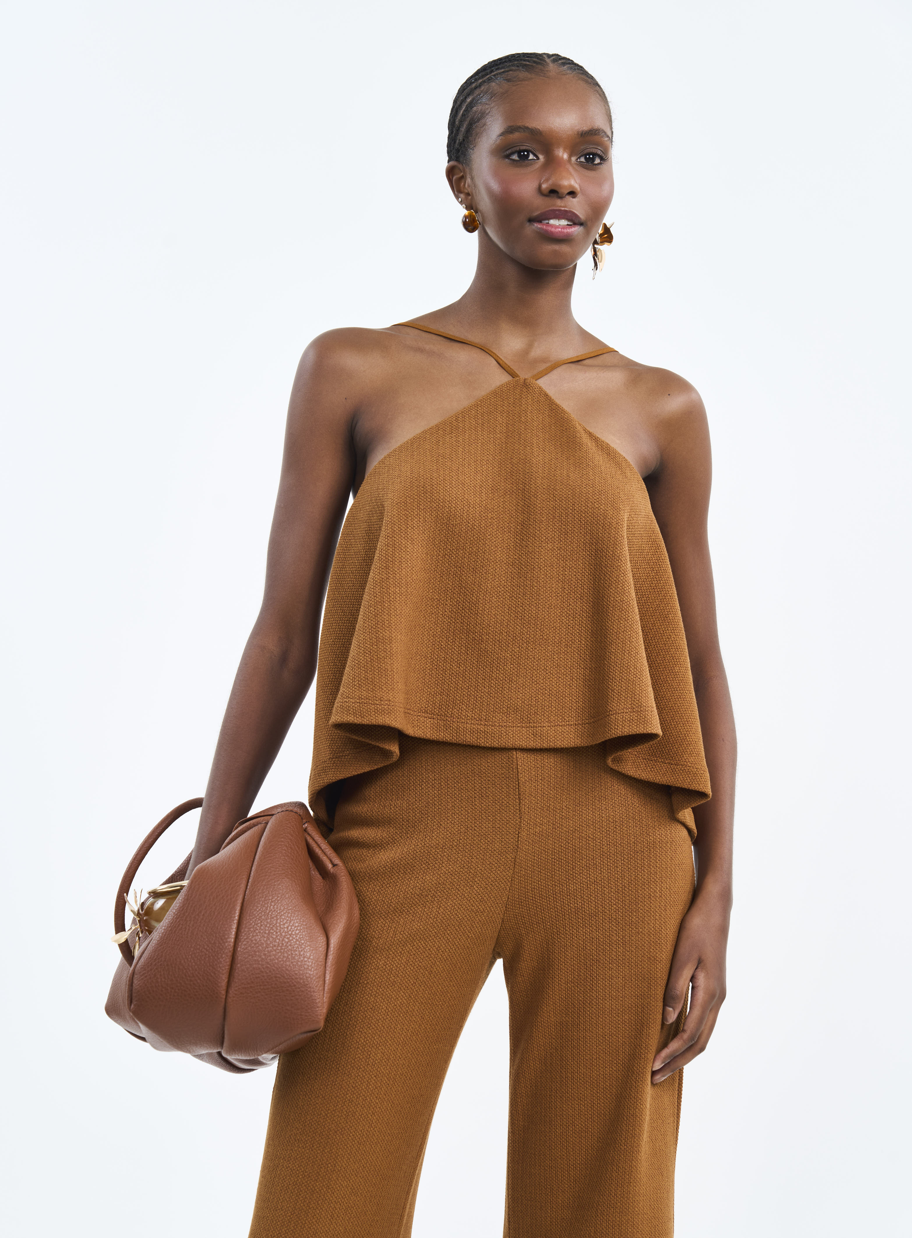 BLUSA COLCCI M MARROM DROME