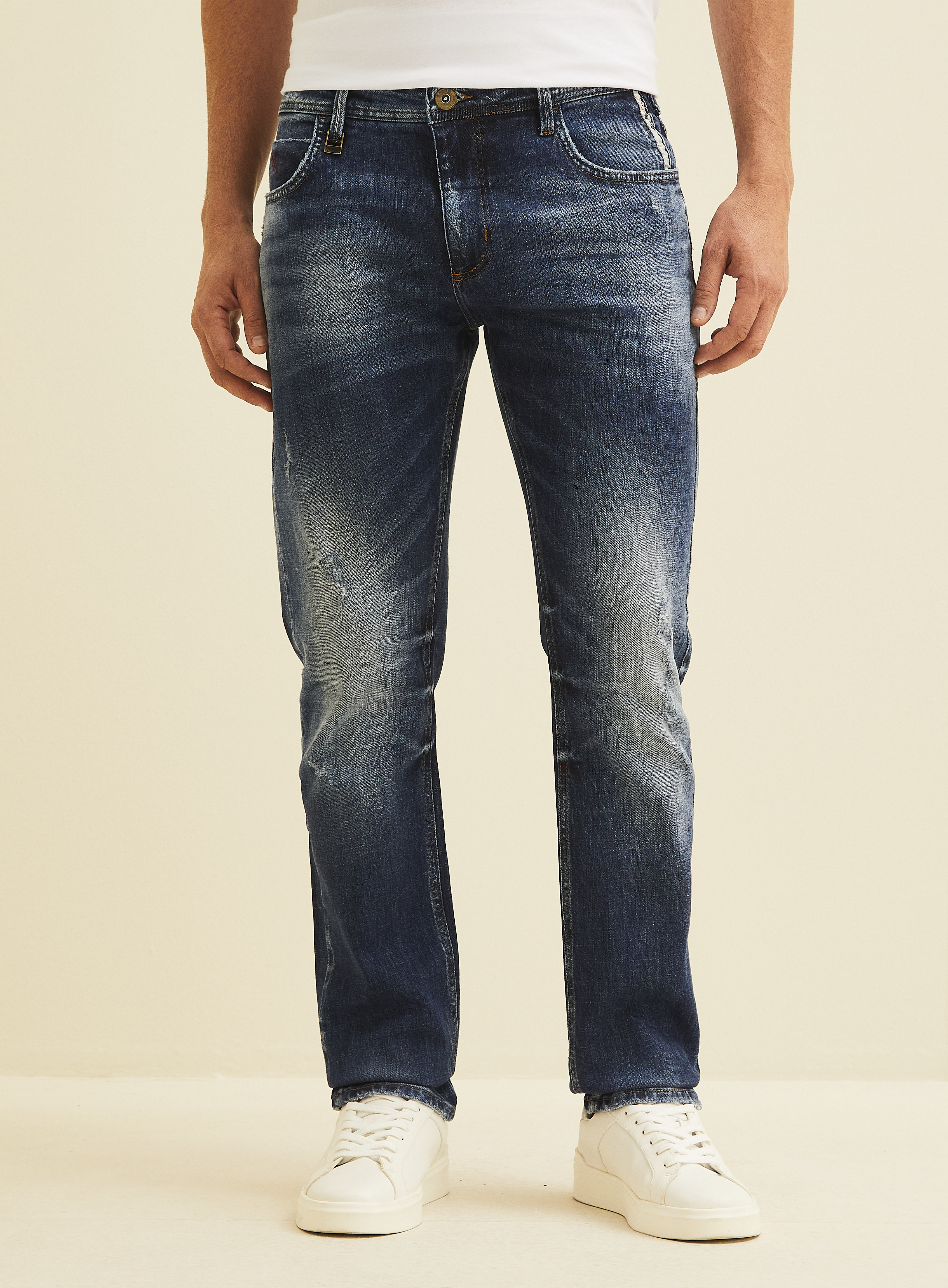 CALÇA JEANS PAUL SLIM 42 INDIGO