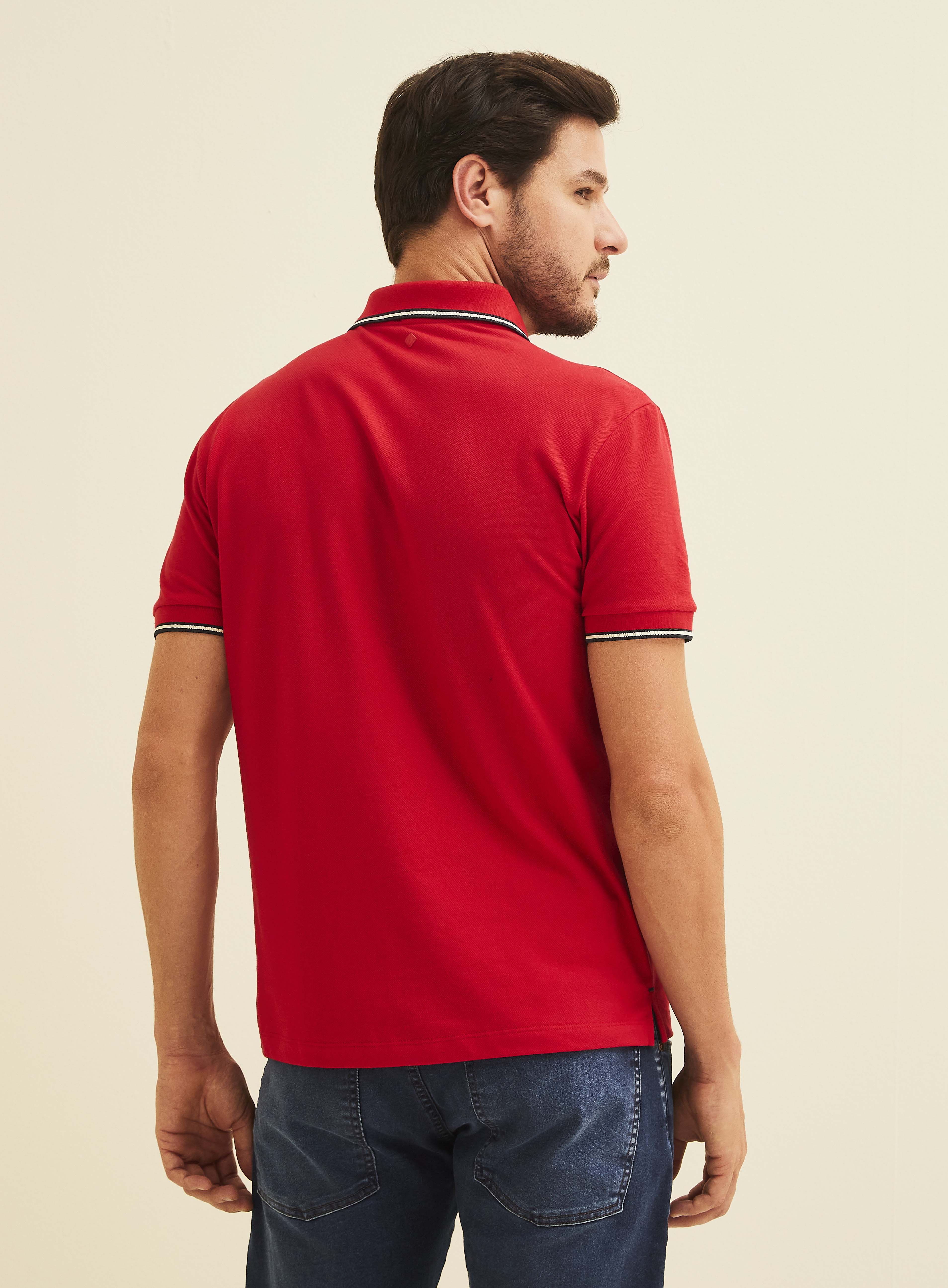 POLO FORUM M VERMELHO SPARKLY
