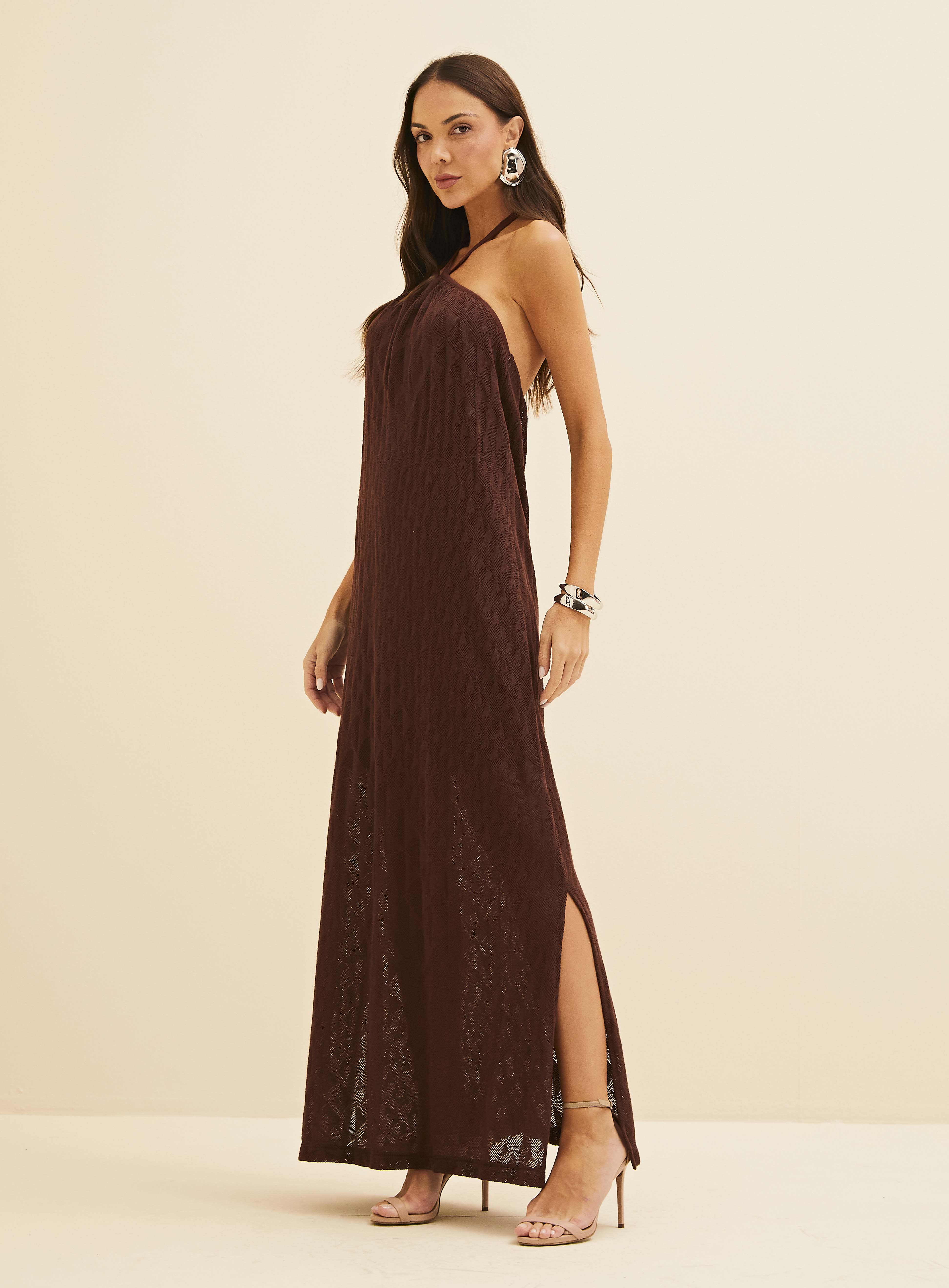VESTIDO FORUM M MARROM UNDERGROUND