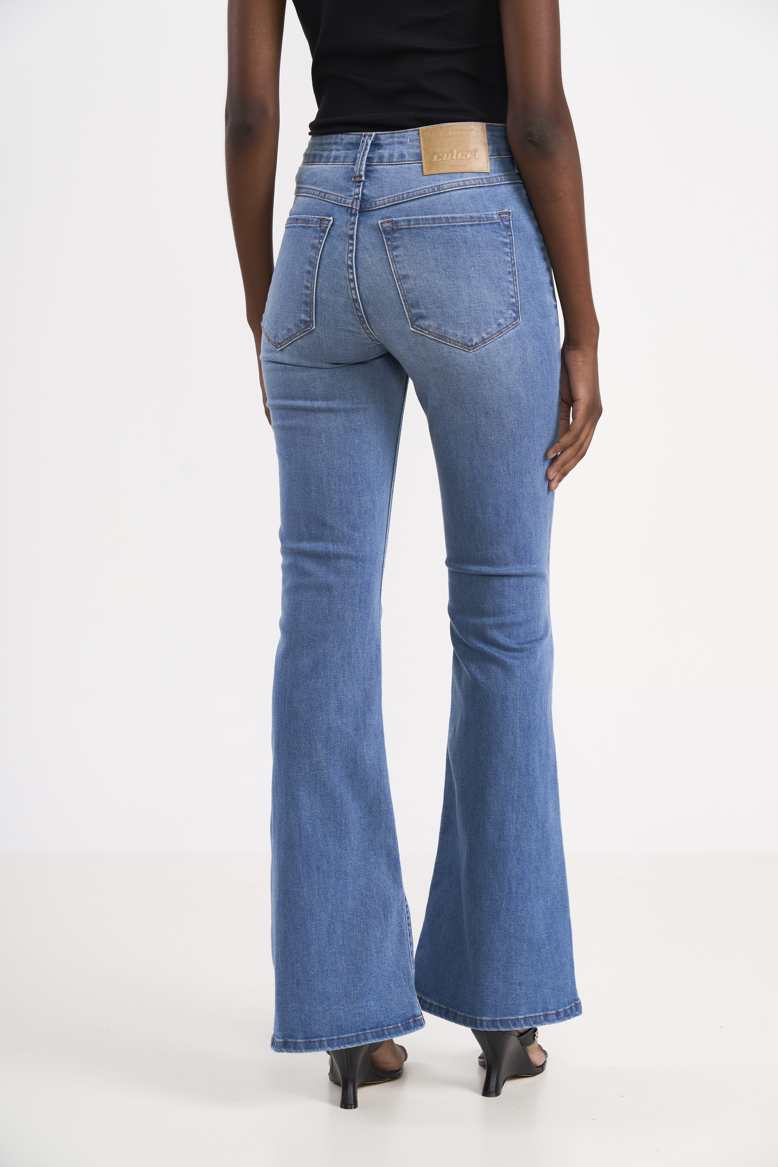 CALÇA JEANS BIA FLARE 38 INDIGO