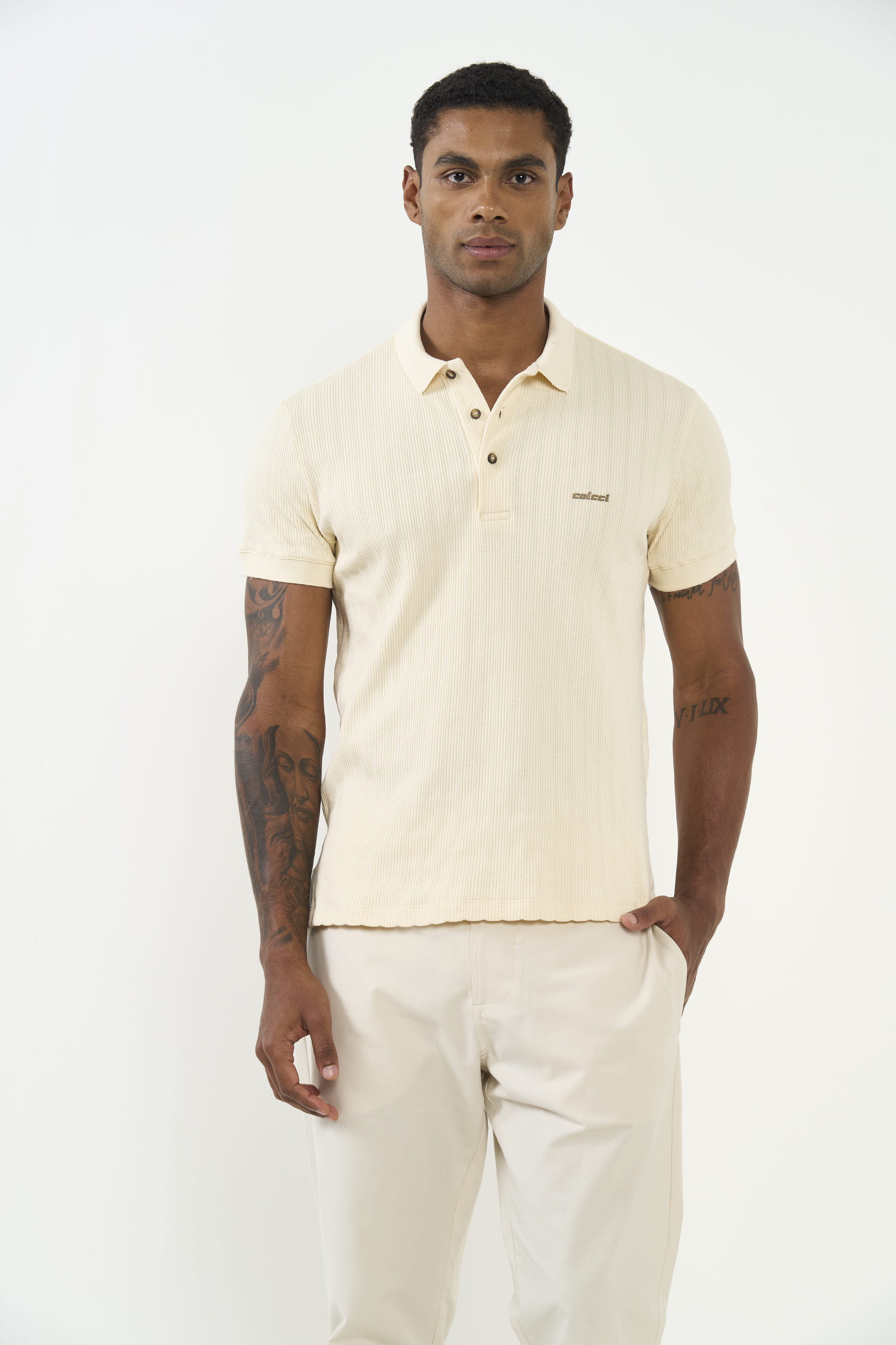 POLO COLCCI G BEGE AFFOGATO