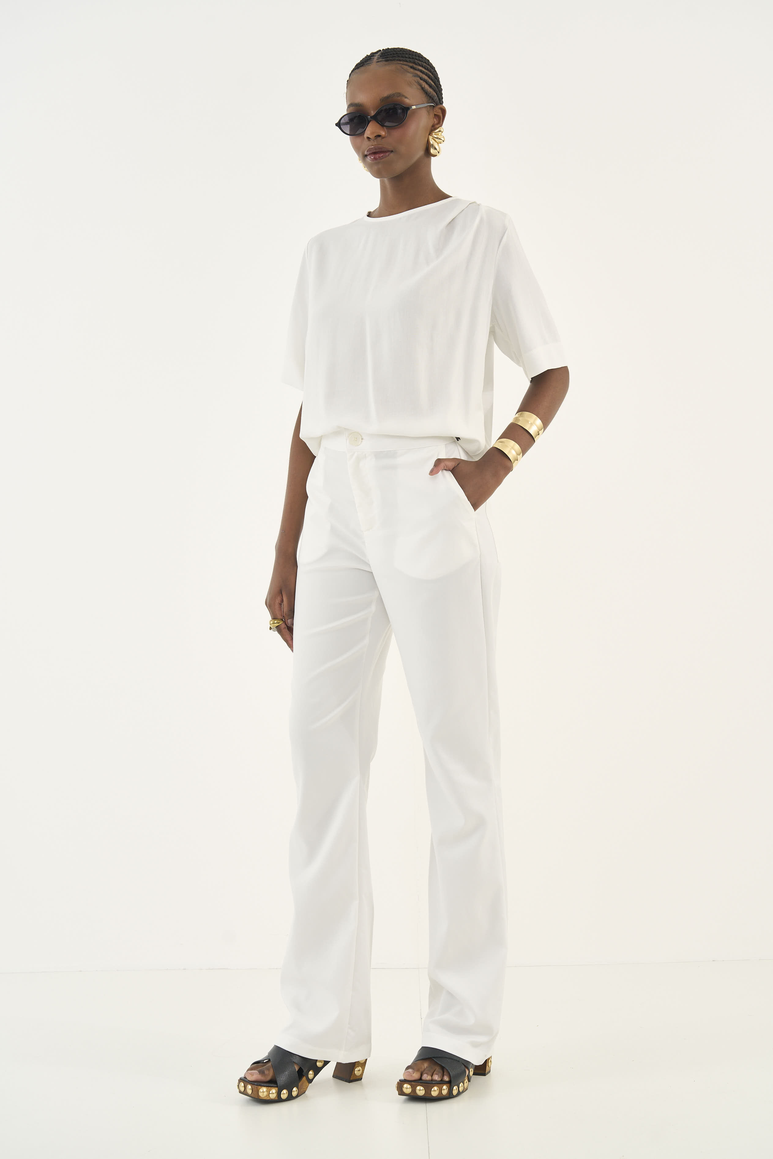 BLUSA COLCCI G MARROM MIELE