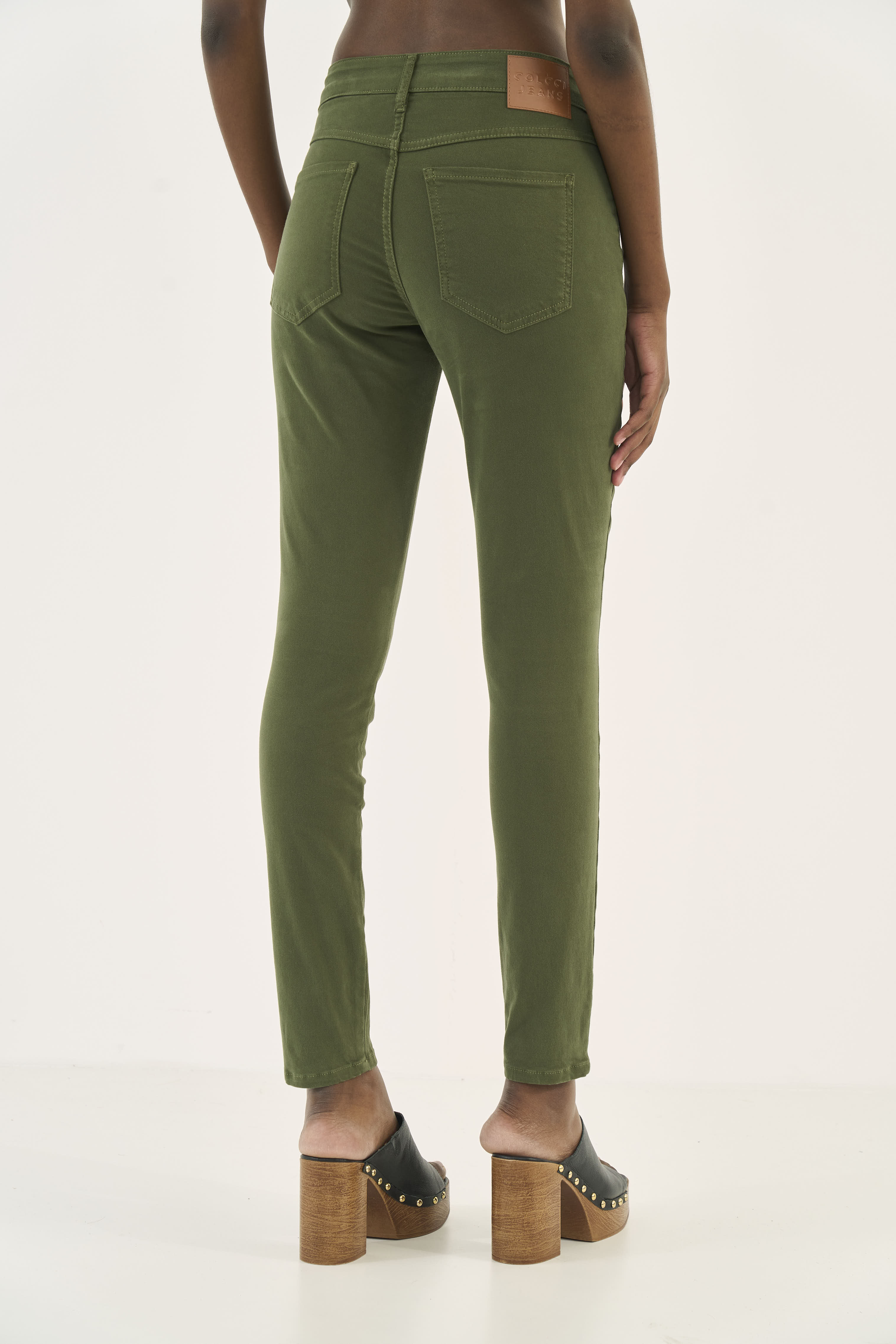 CALÇA SARJA NOVA YORK 36 VERDE ÉDEN