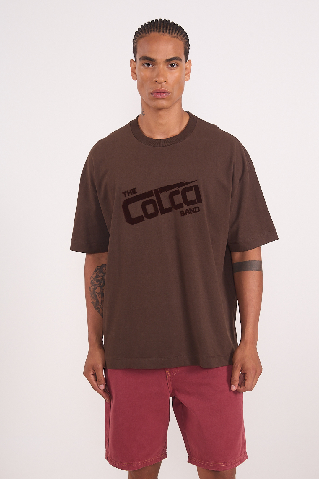 CAMISETA COLCCI G MARROM COCONUT