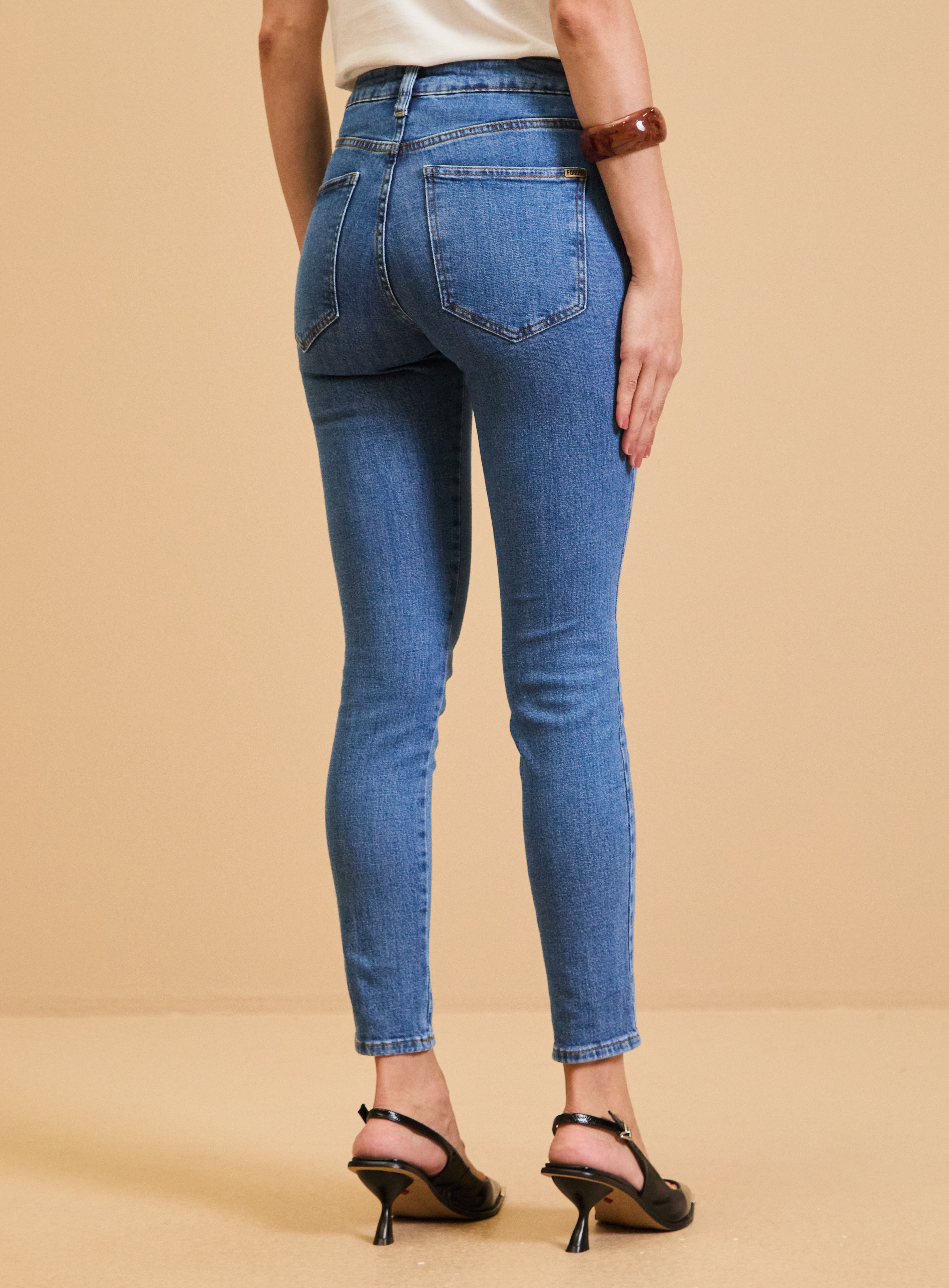 CALÇA JEANS MARISA 2 CIGARRETE 38 INDIGO