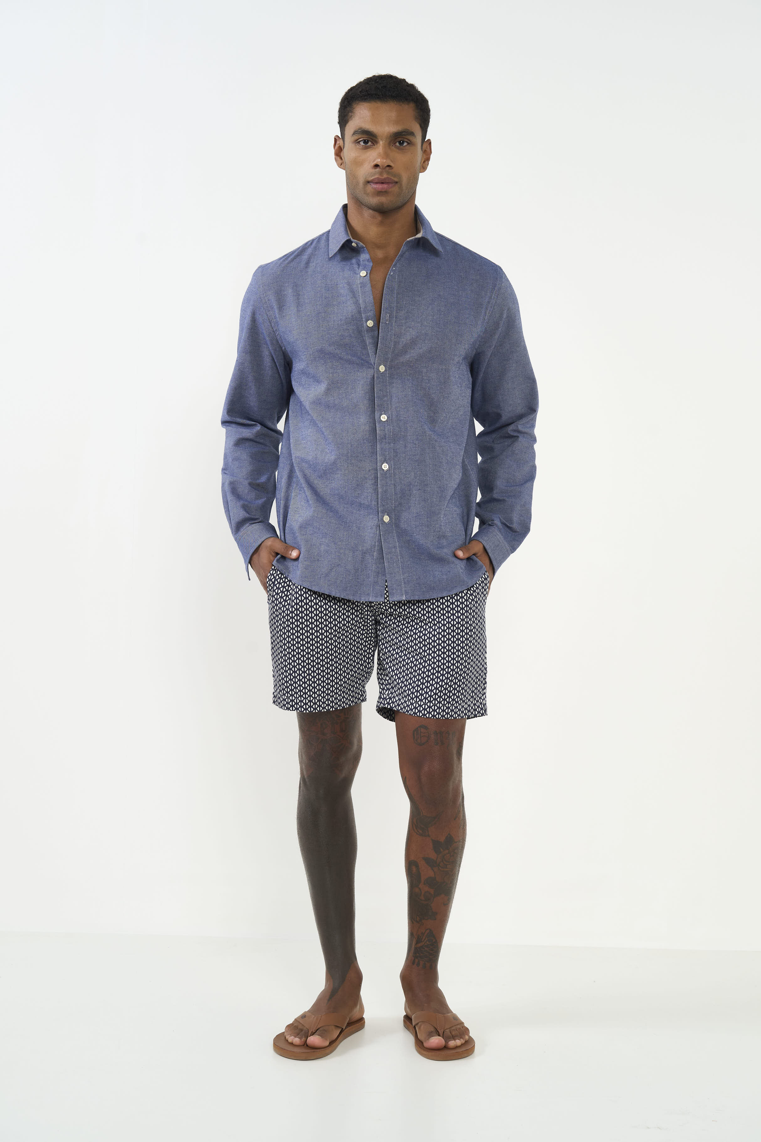 CAMISA RELAX 2 P AZUL DARKNESS