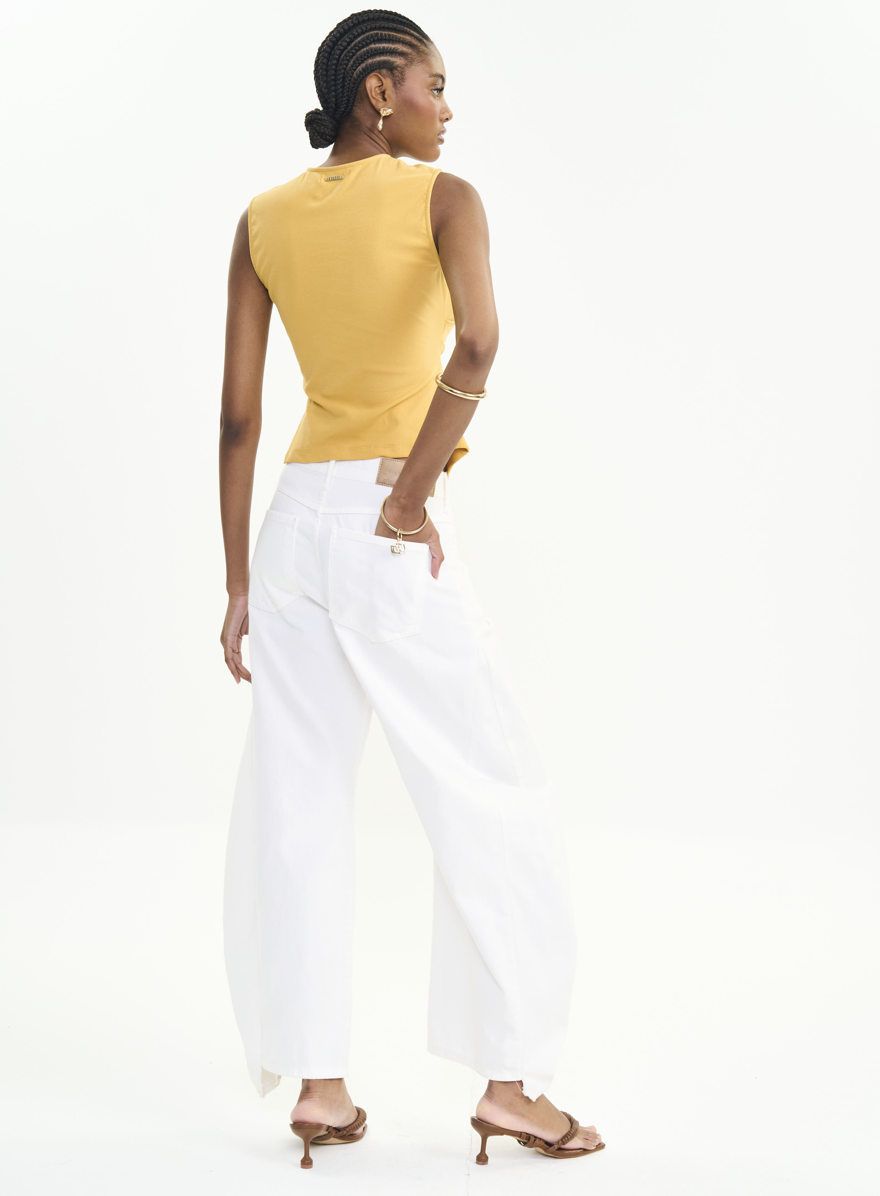 BLUSA COLCCI G AMARELO TOFU