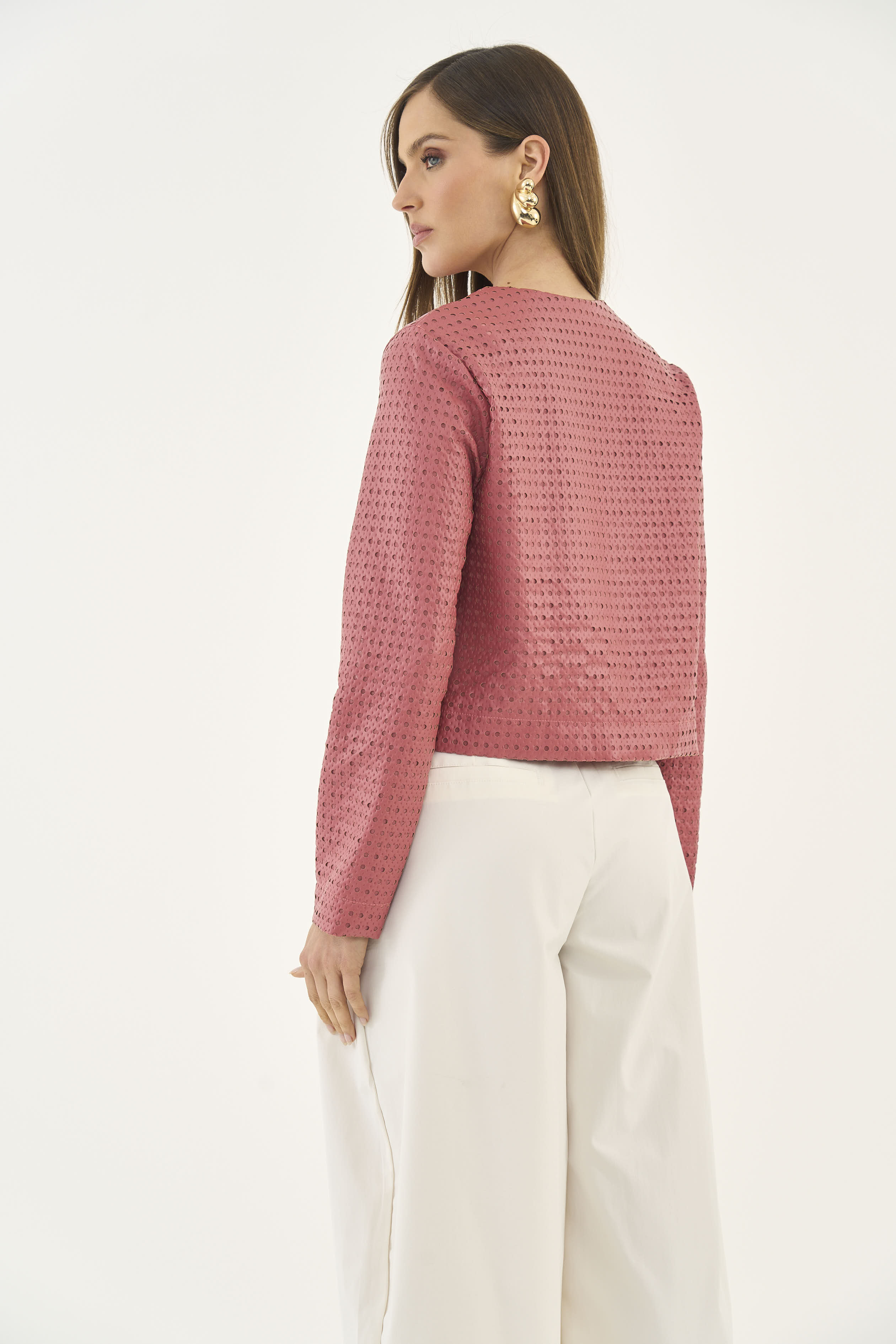 JAQUETA COLCCI PP ROSA PRILA