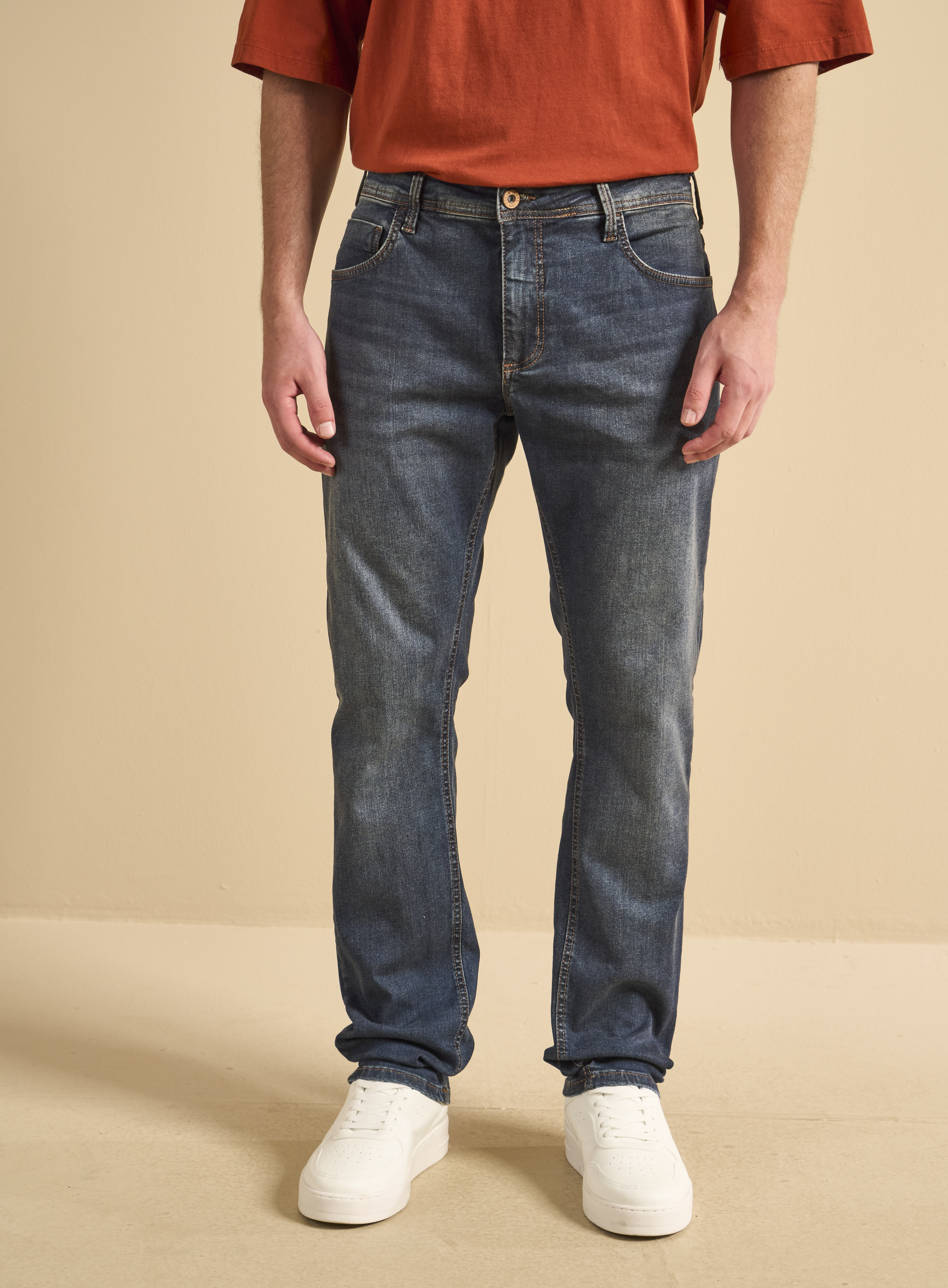 CALÇA JEANS PAUL SLIM 42 INDIGO