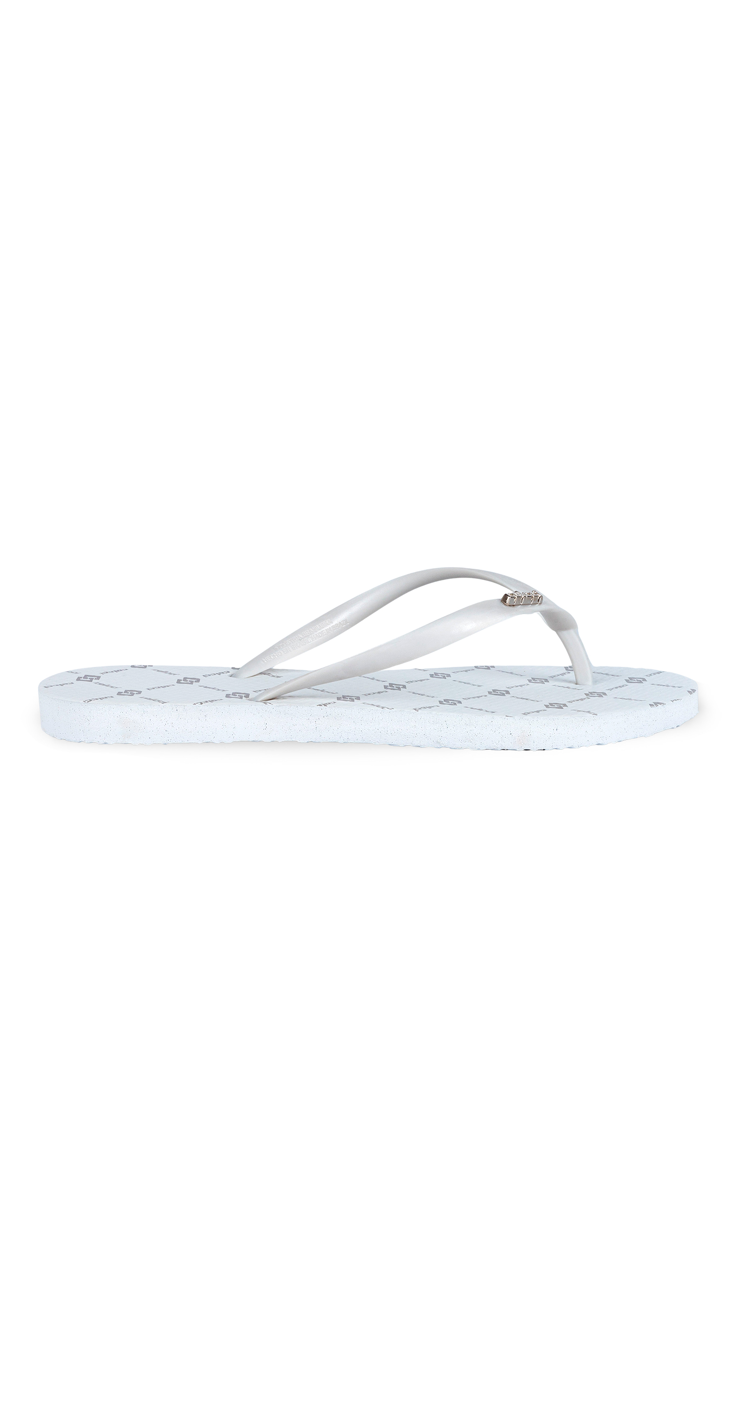 CHINELO FEM MONO METAL COLCCI 33-34 BRANCO