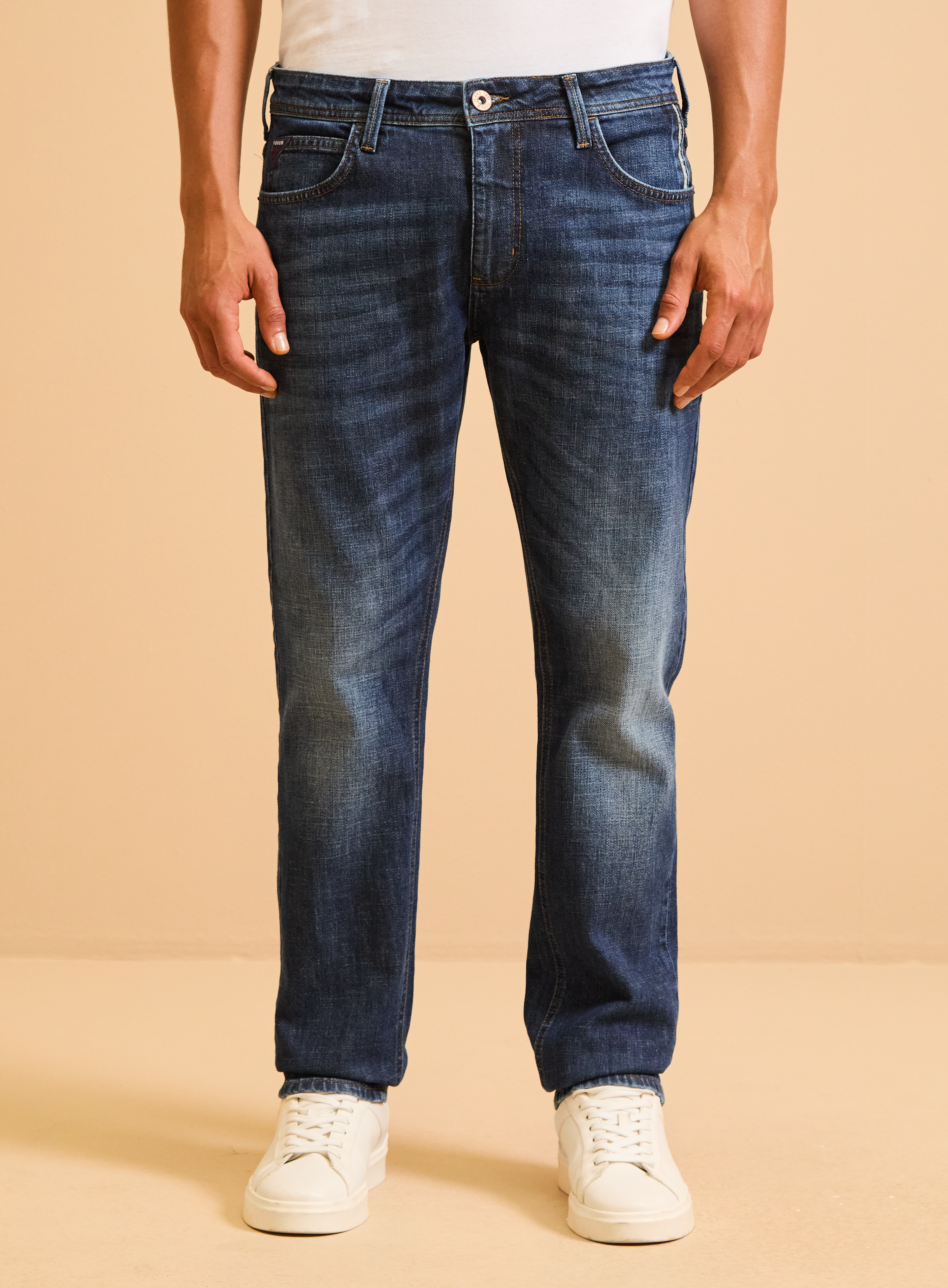 CALÇA JEANS PAUL SLIM 42 INDIGO