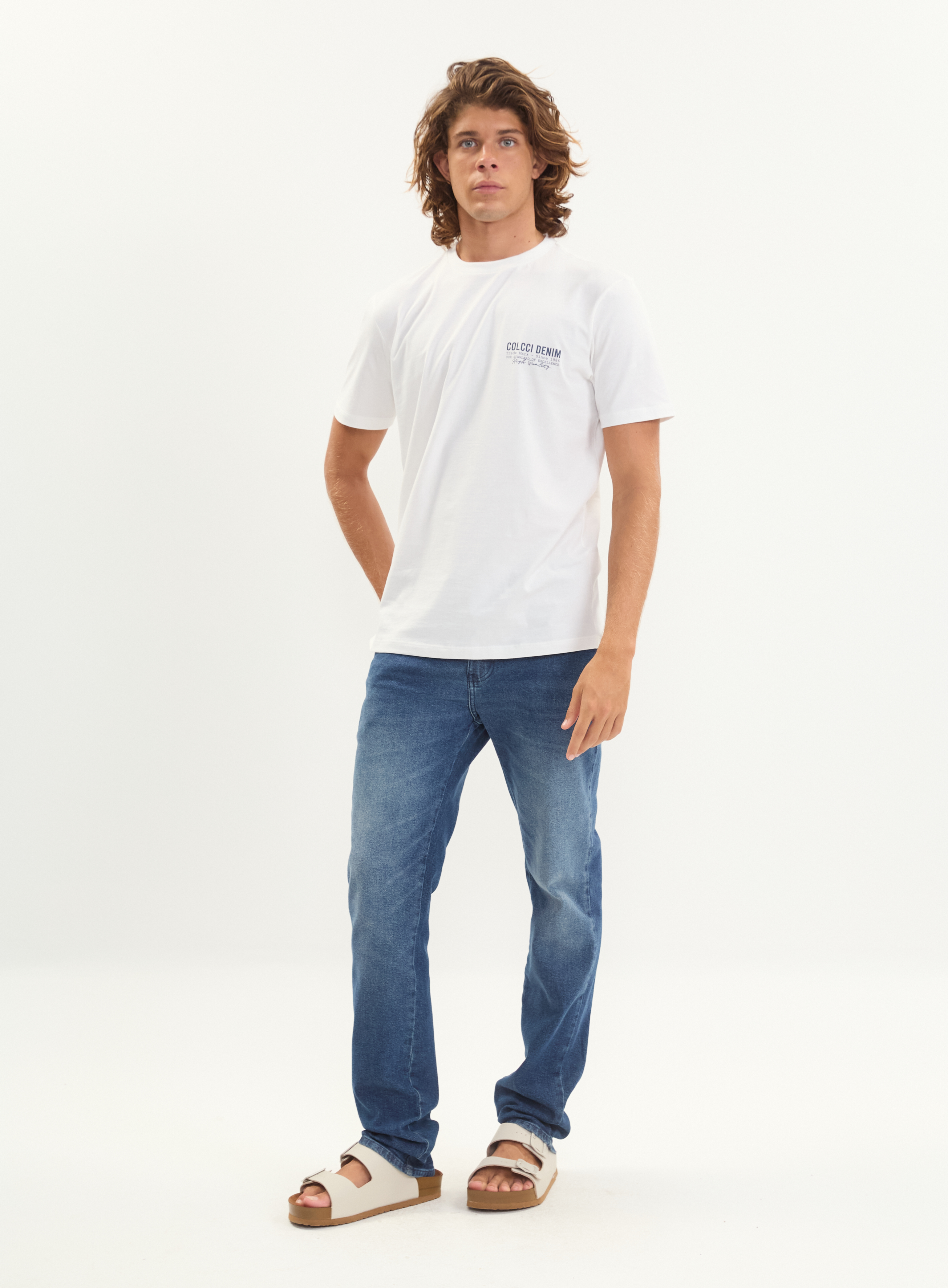 CALÇA JEANS ALEX 42 INDIGO