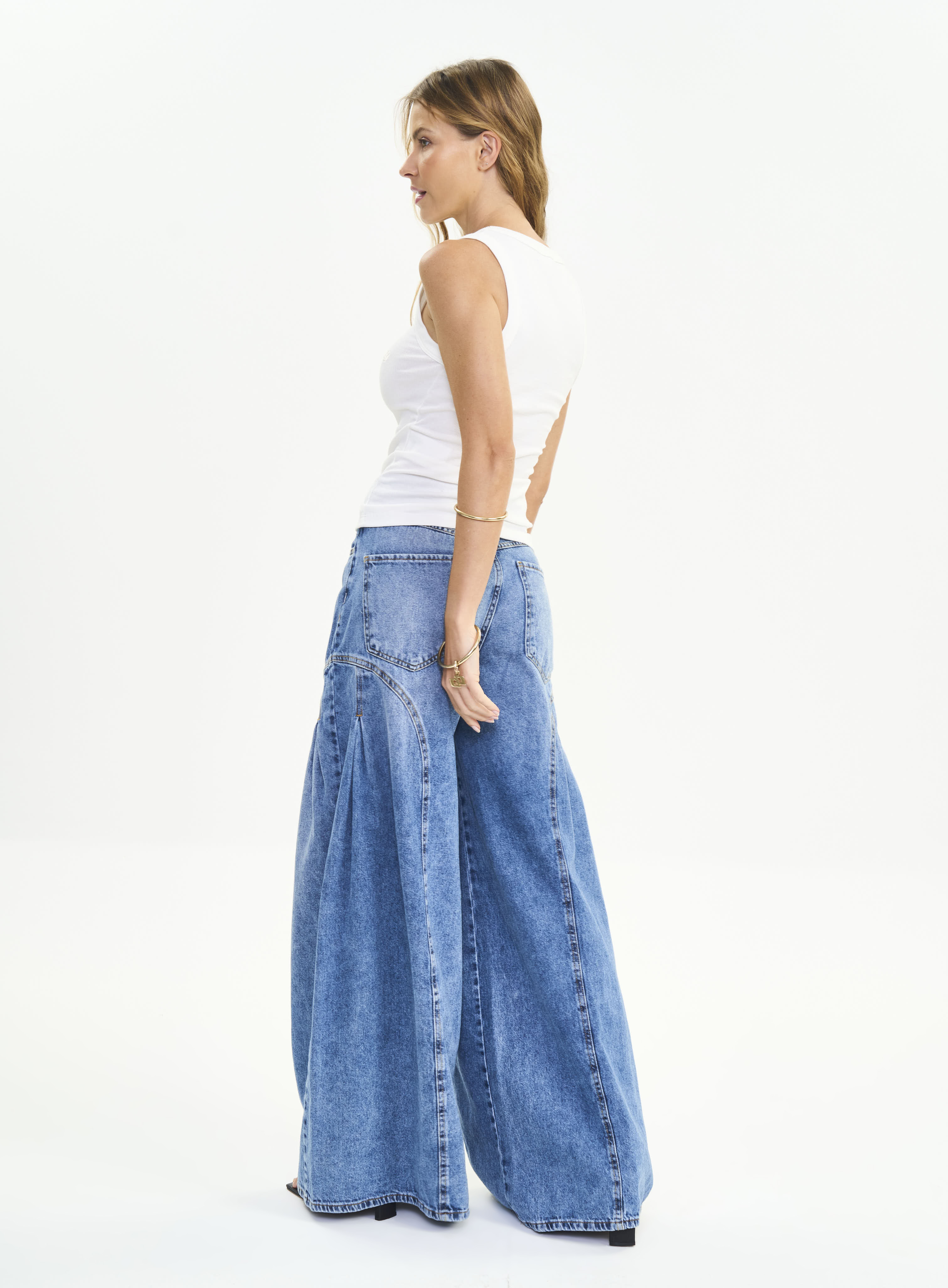 CALÇA JEANS SILVIA 34 INDIGO