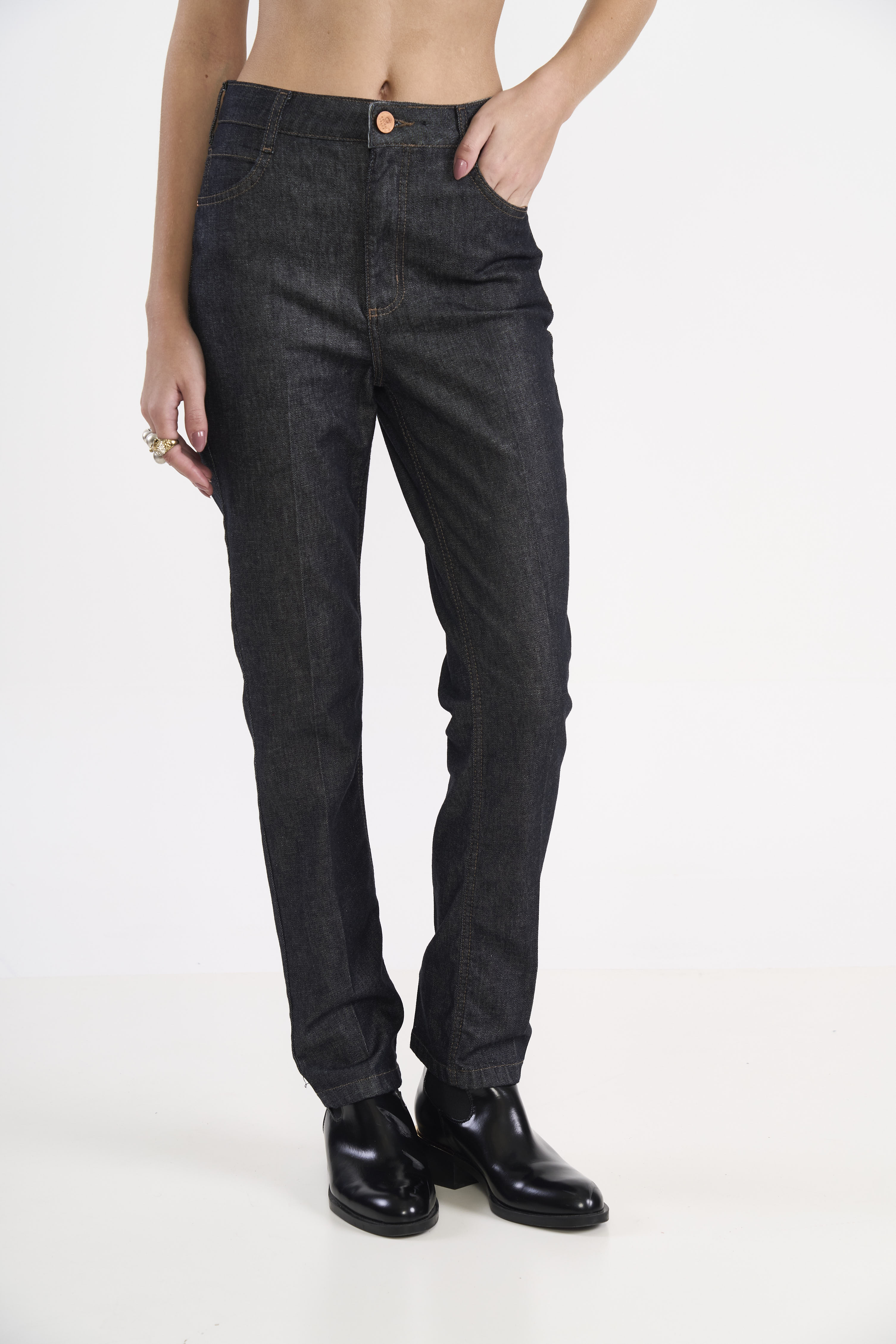 CALÇA JEANS ROMA STRETCH 36 INDIGO