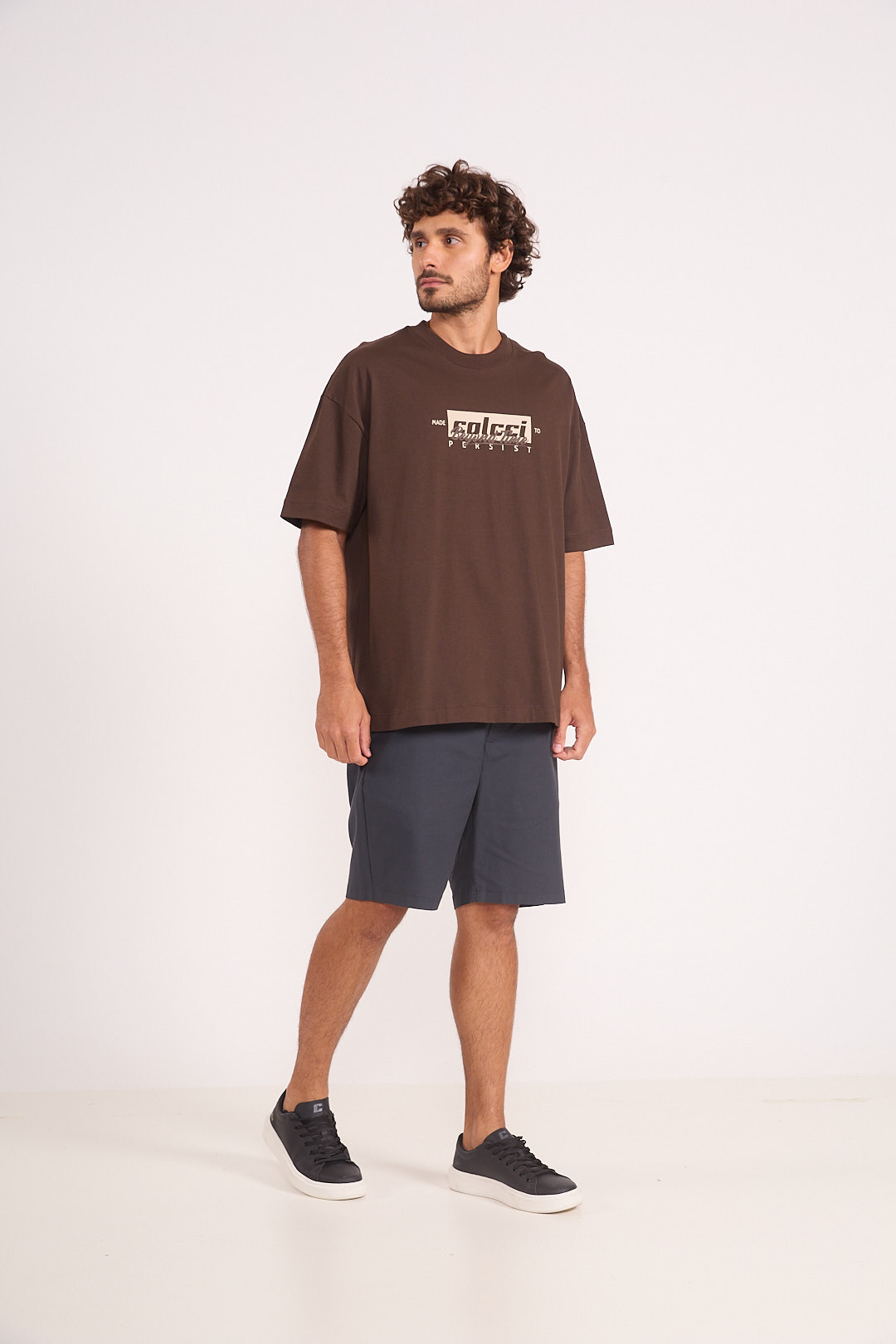 CAMISETA COLCCI GG MARROM COCONUT