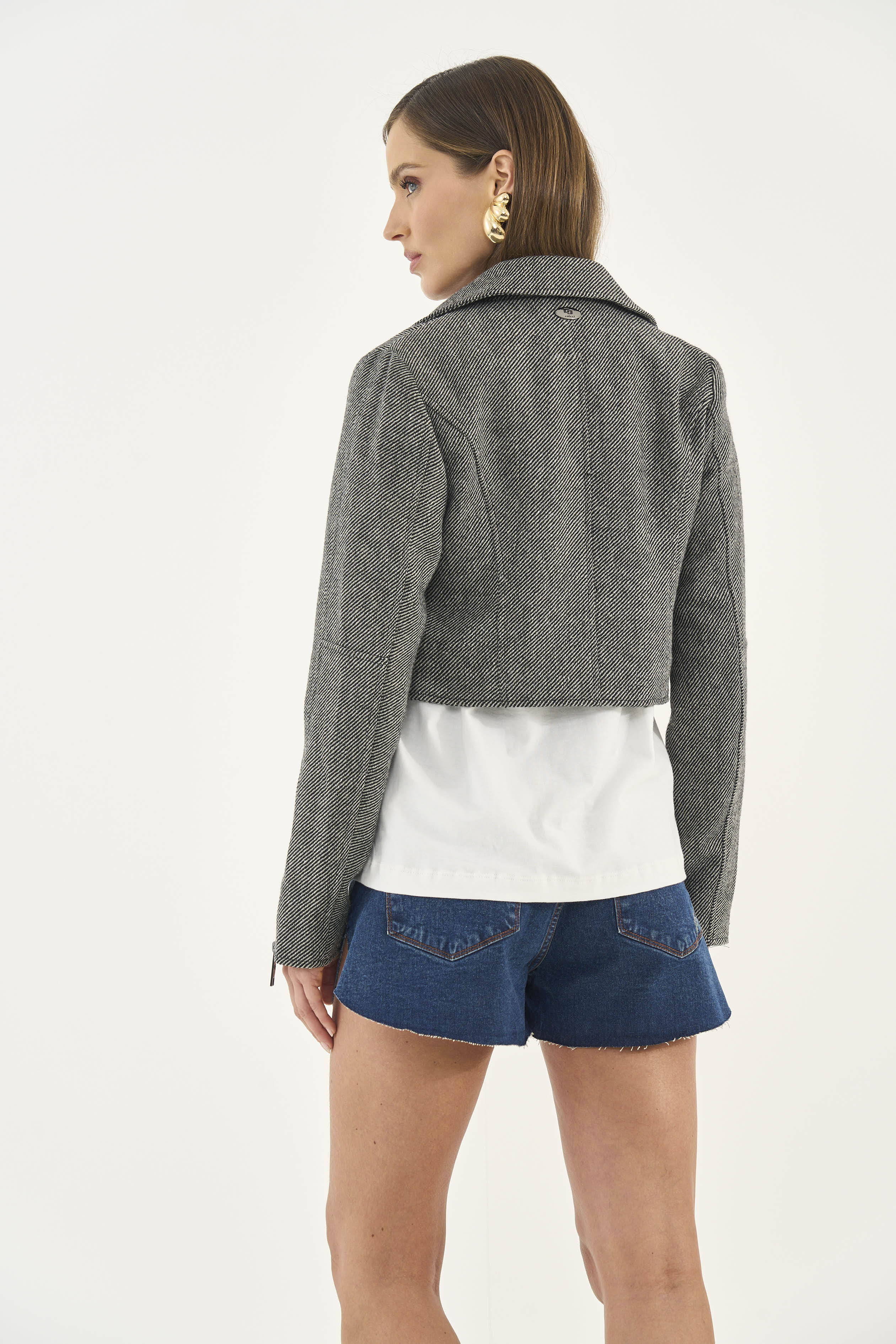 JAQUETA COLCCI M BRANCO/PRETO