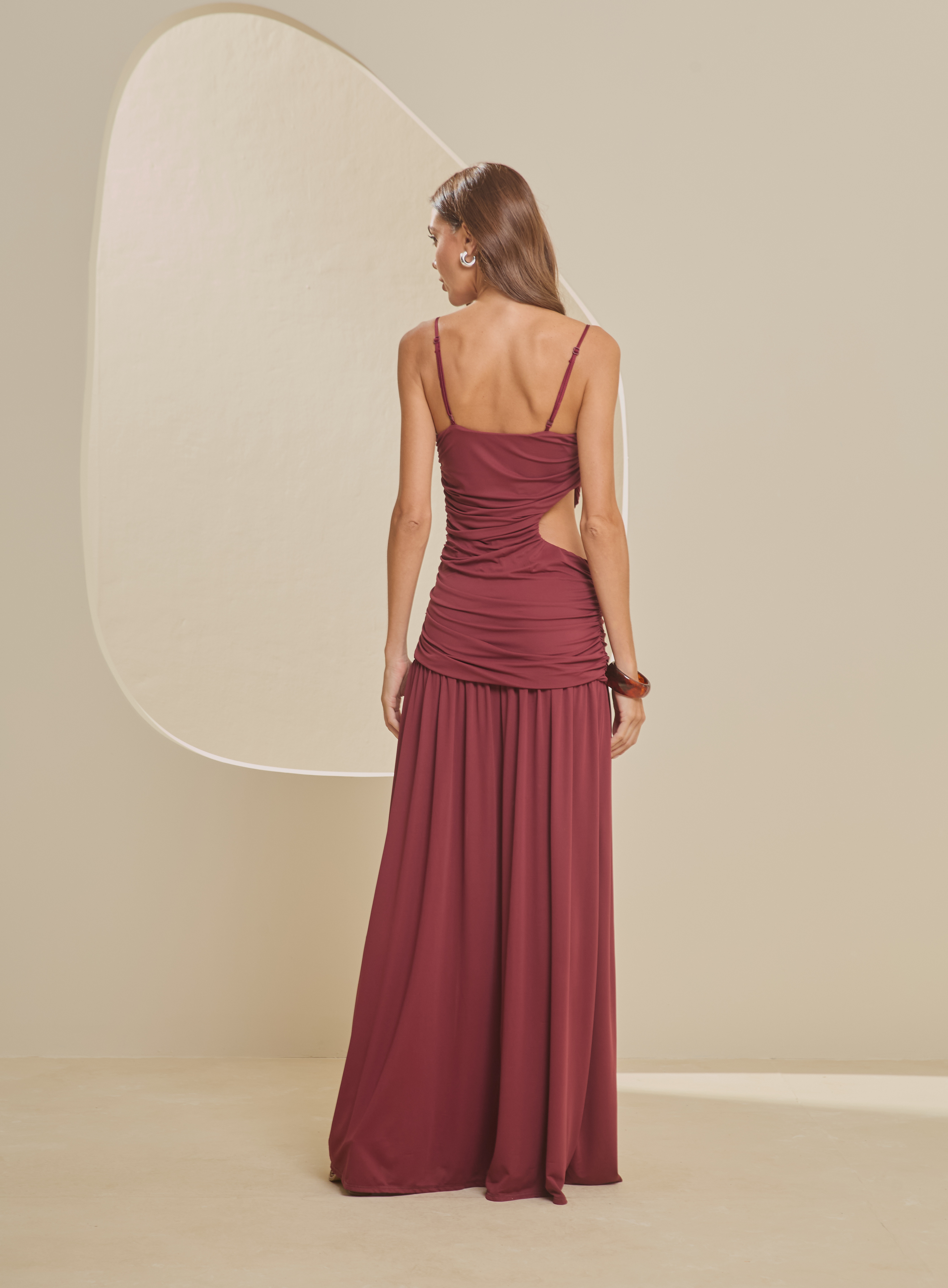 VESTIDO TULE M VERMELHO MARANH