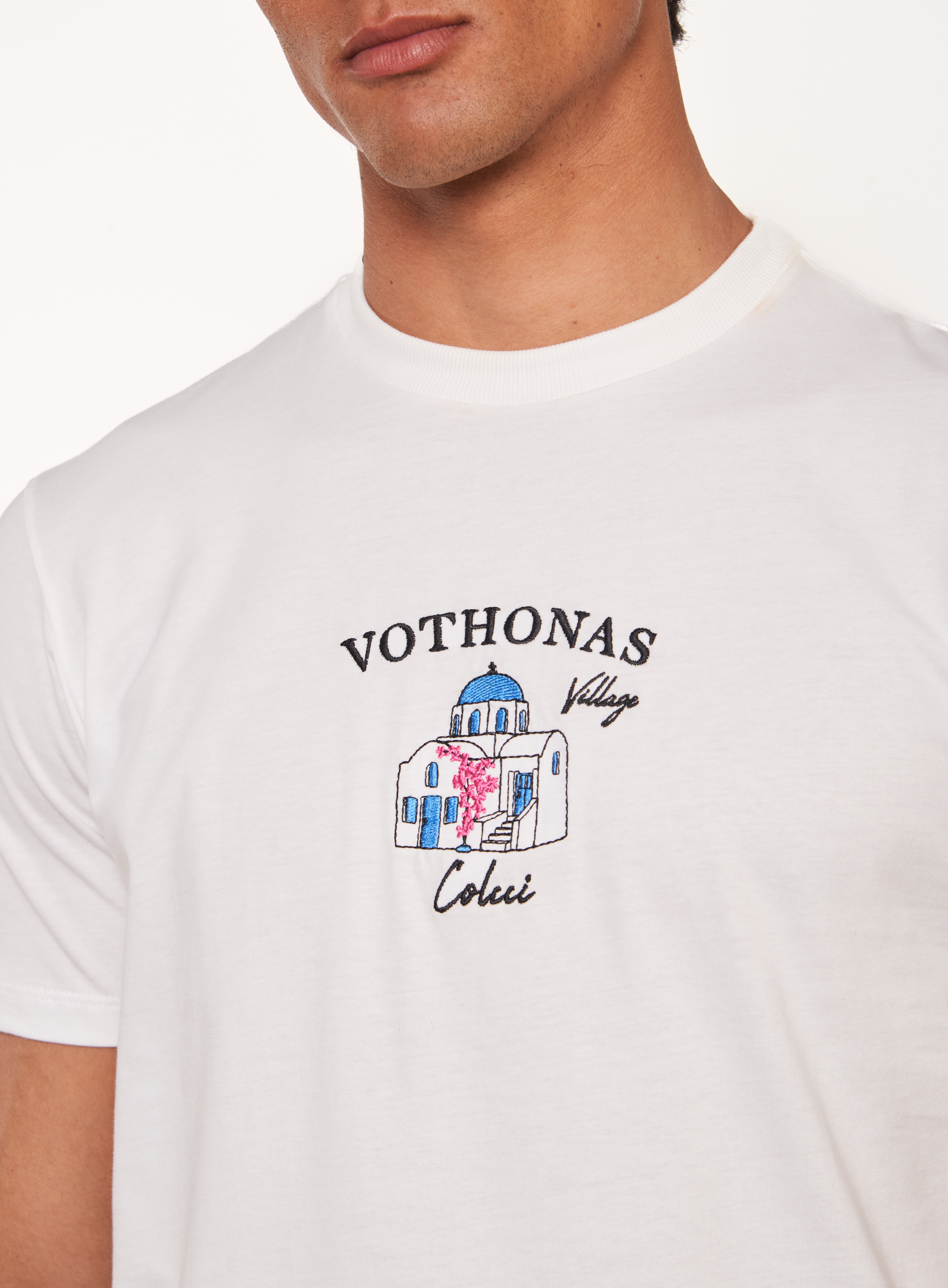 CAMISETA BORDADA GG OFF SHELL