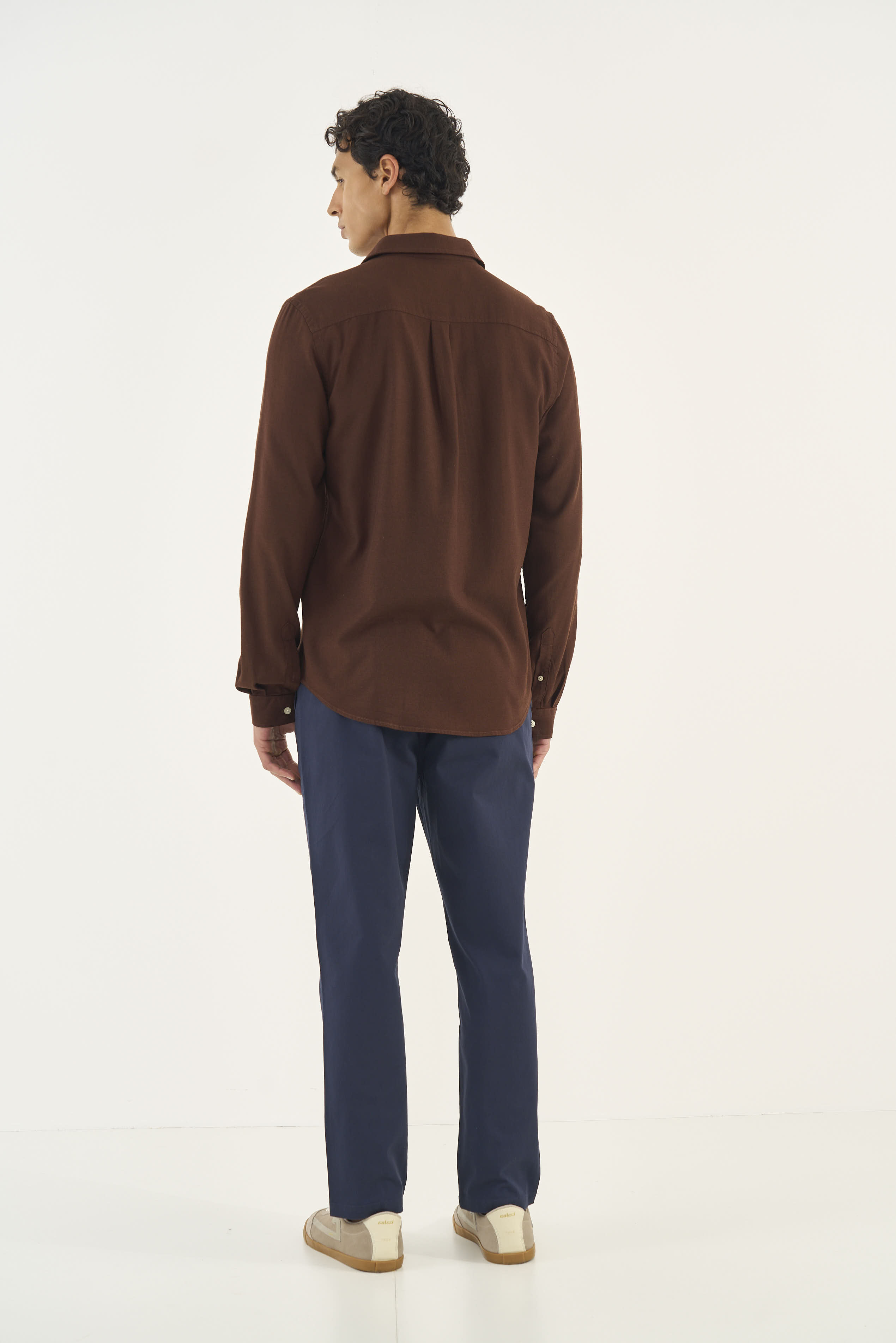 CAMISA LINHO RELAX G BEGE TAUPE