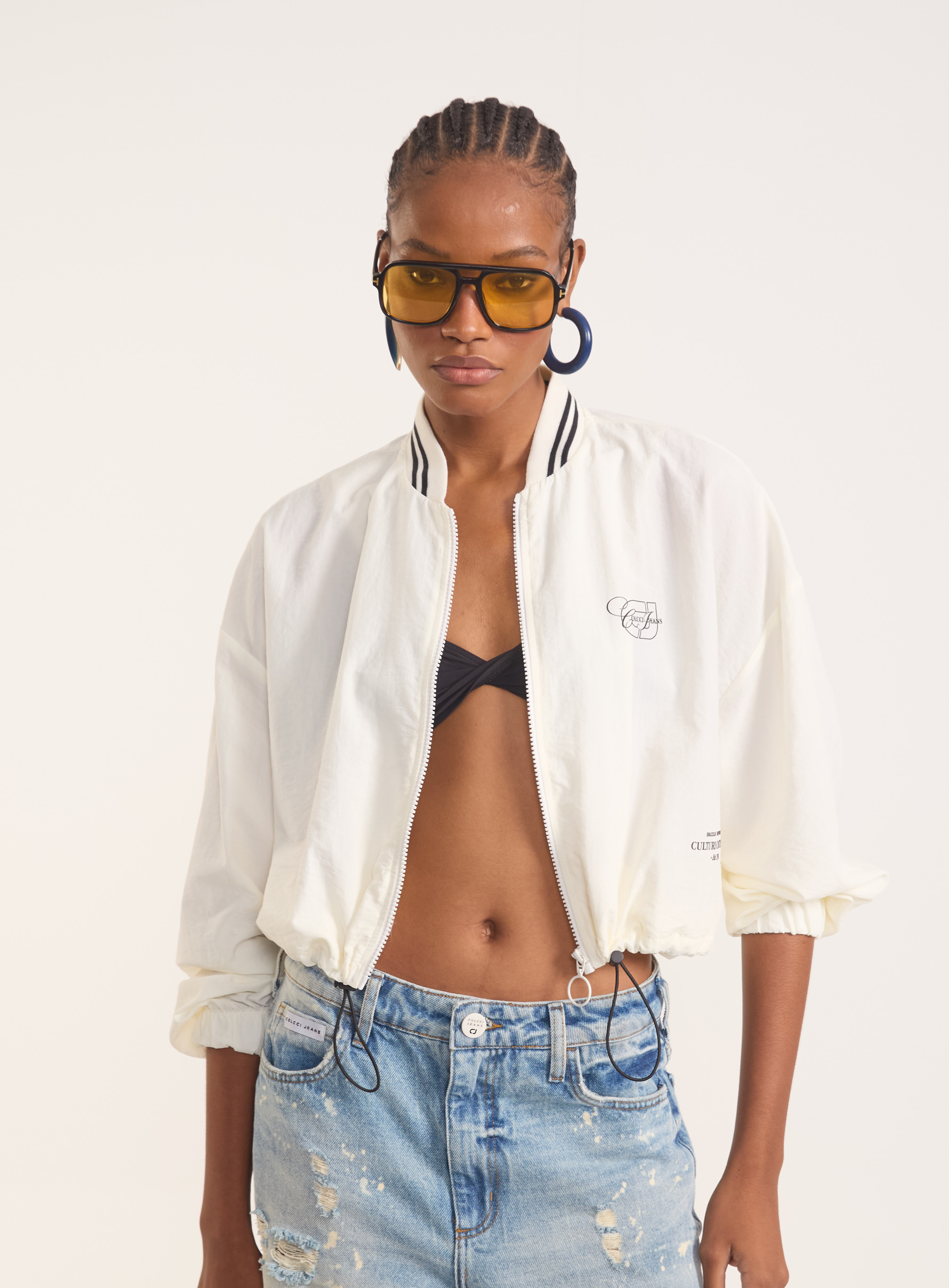 CASACO COLCCI JEANS M OFF SHELL