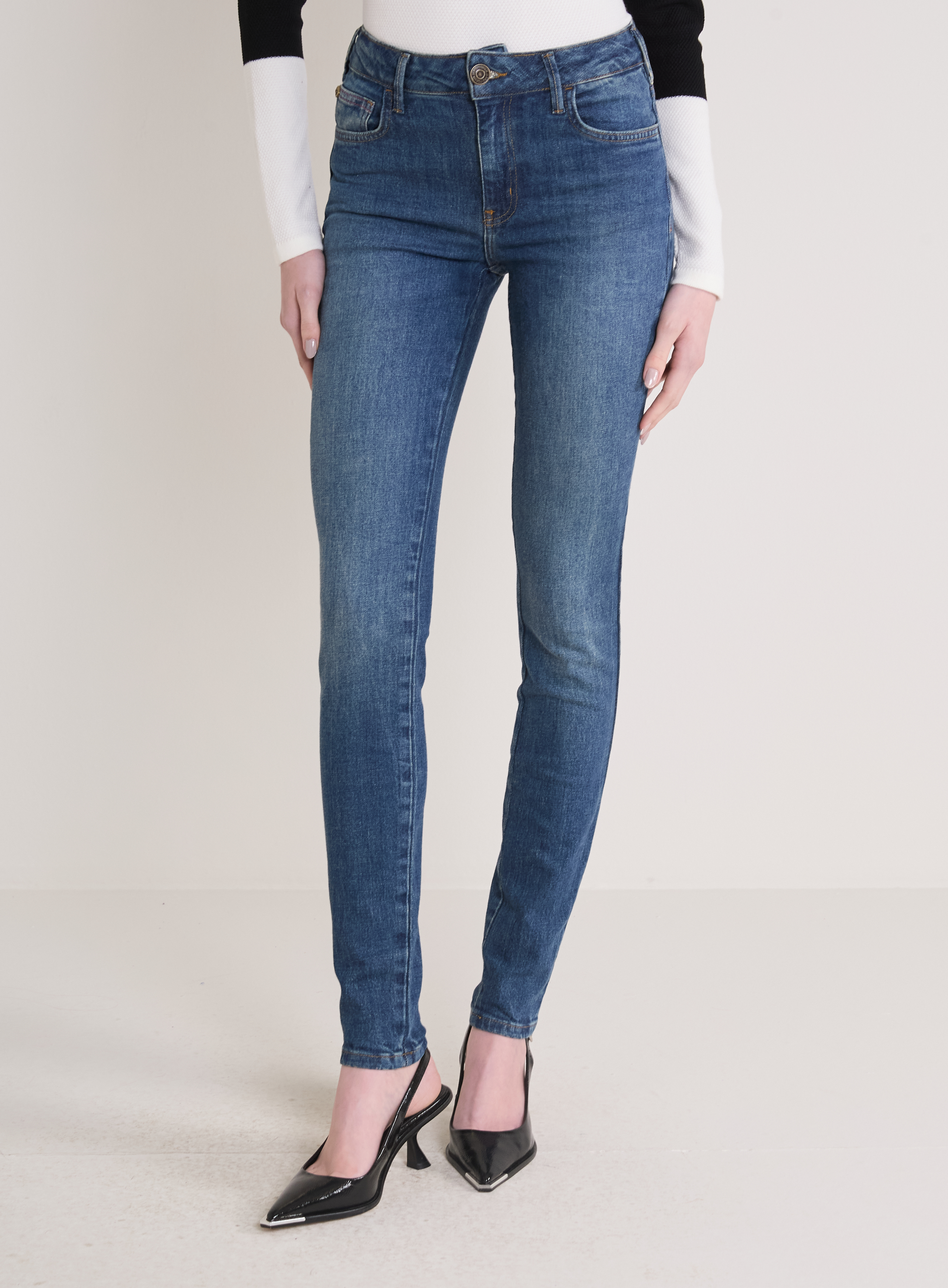CALÇA JEANS MARISA SKINNY 38 INDIGO