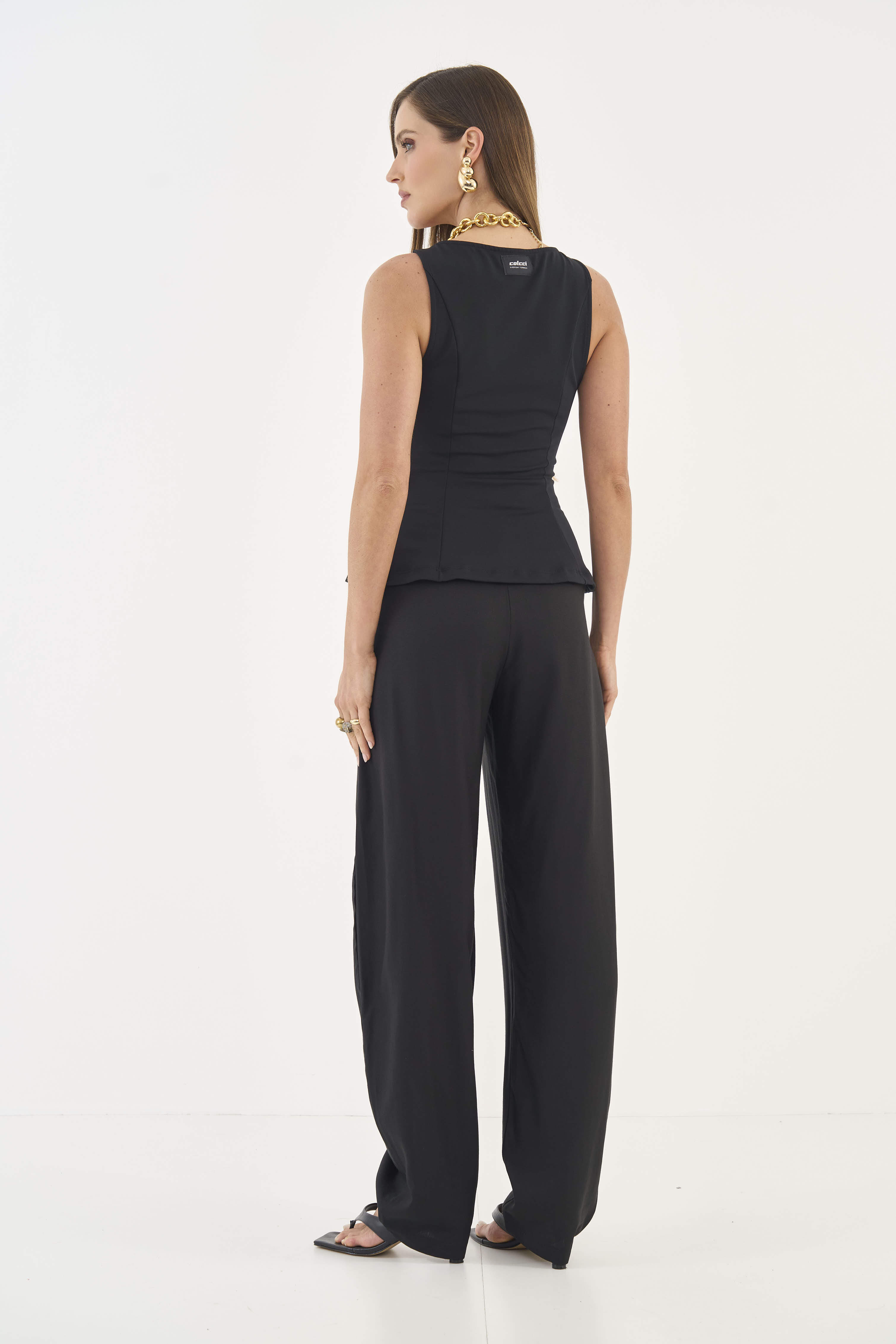 BLUSA COLCCI P PRETO