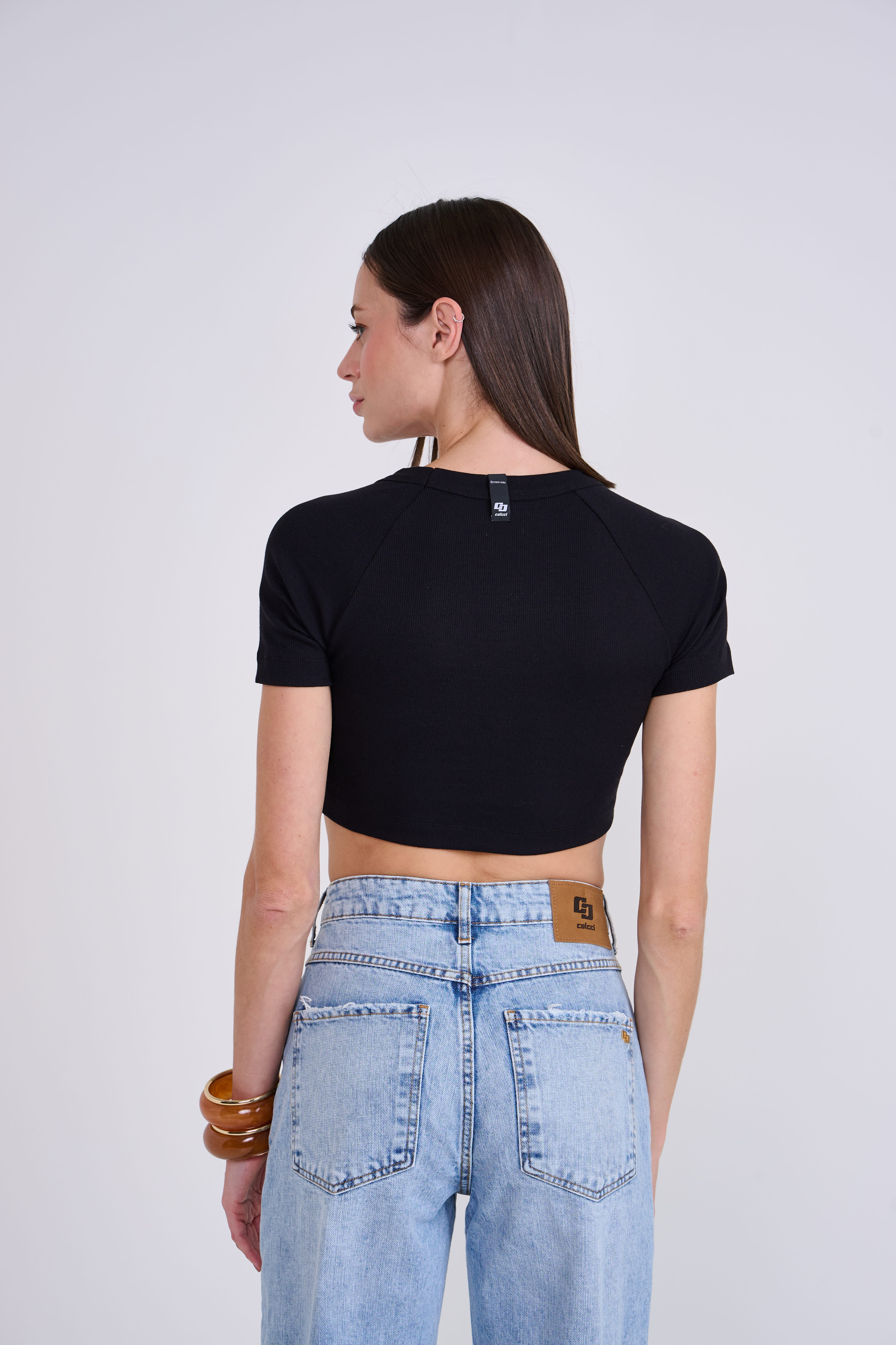 CAMISETA CANELADA PP PRETO