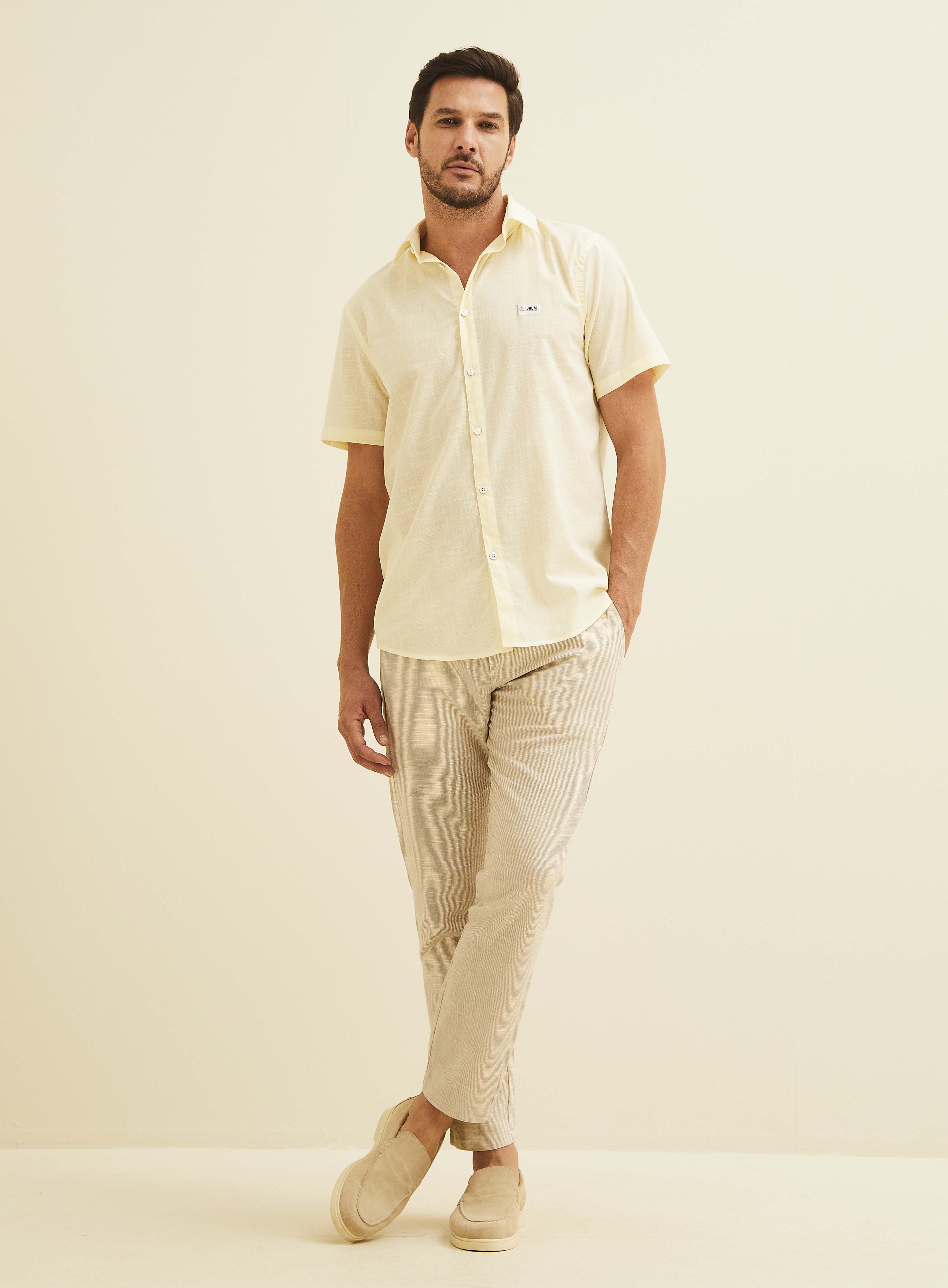 CAMISA RELAX M AMARELO SOLE