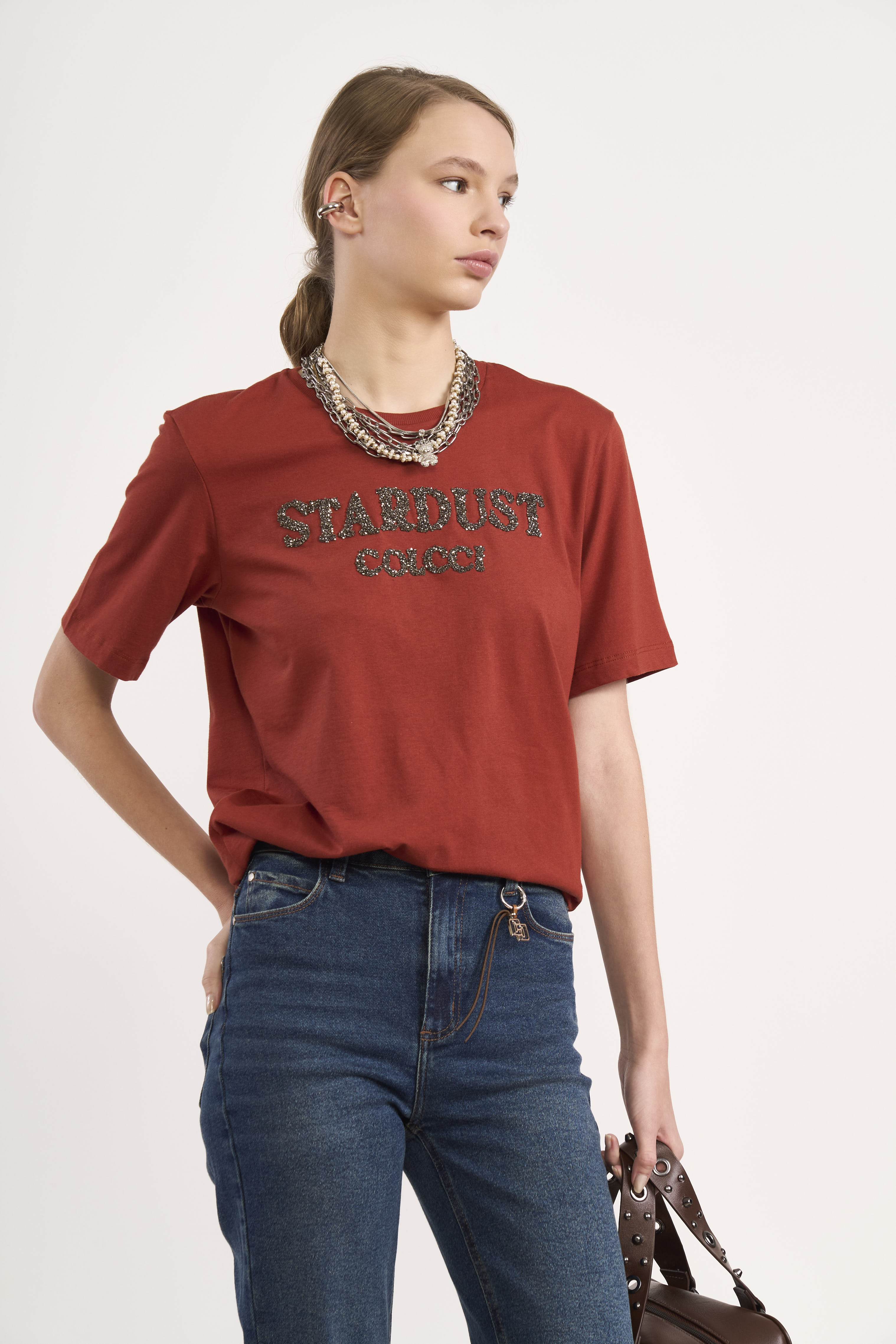 CAMISETA COLCCI PP MARROM BRICKLANE