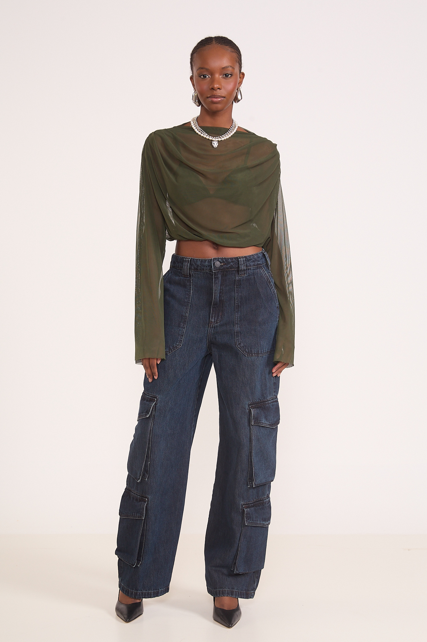 CALÇA JEANS BRUNA LOW 38 INDIGO