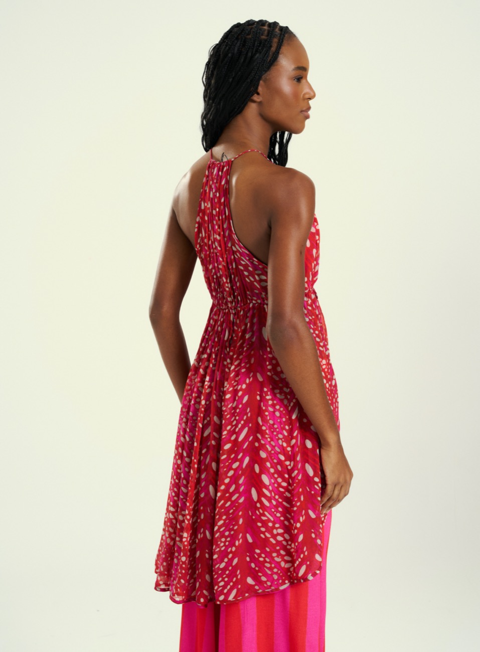 BLUSA ESTAMPADA GG RED BREEZE
