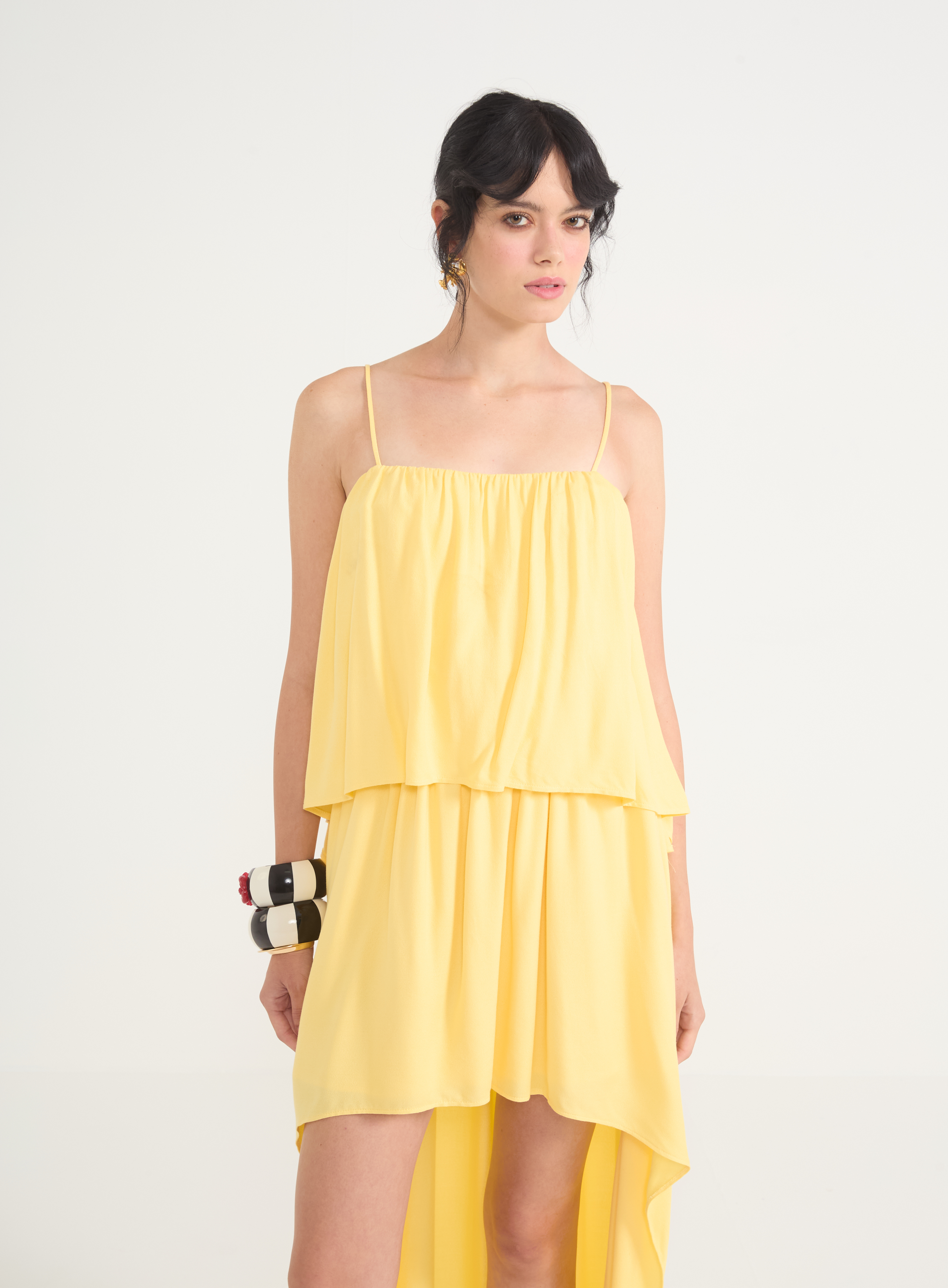 VESTIDO COLCCI P AMARELO CORNISH