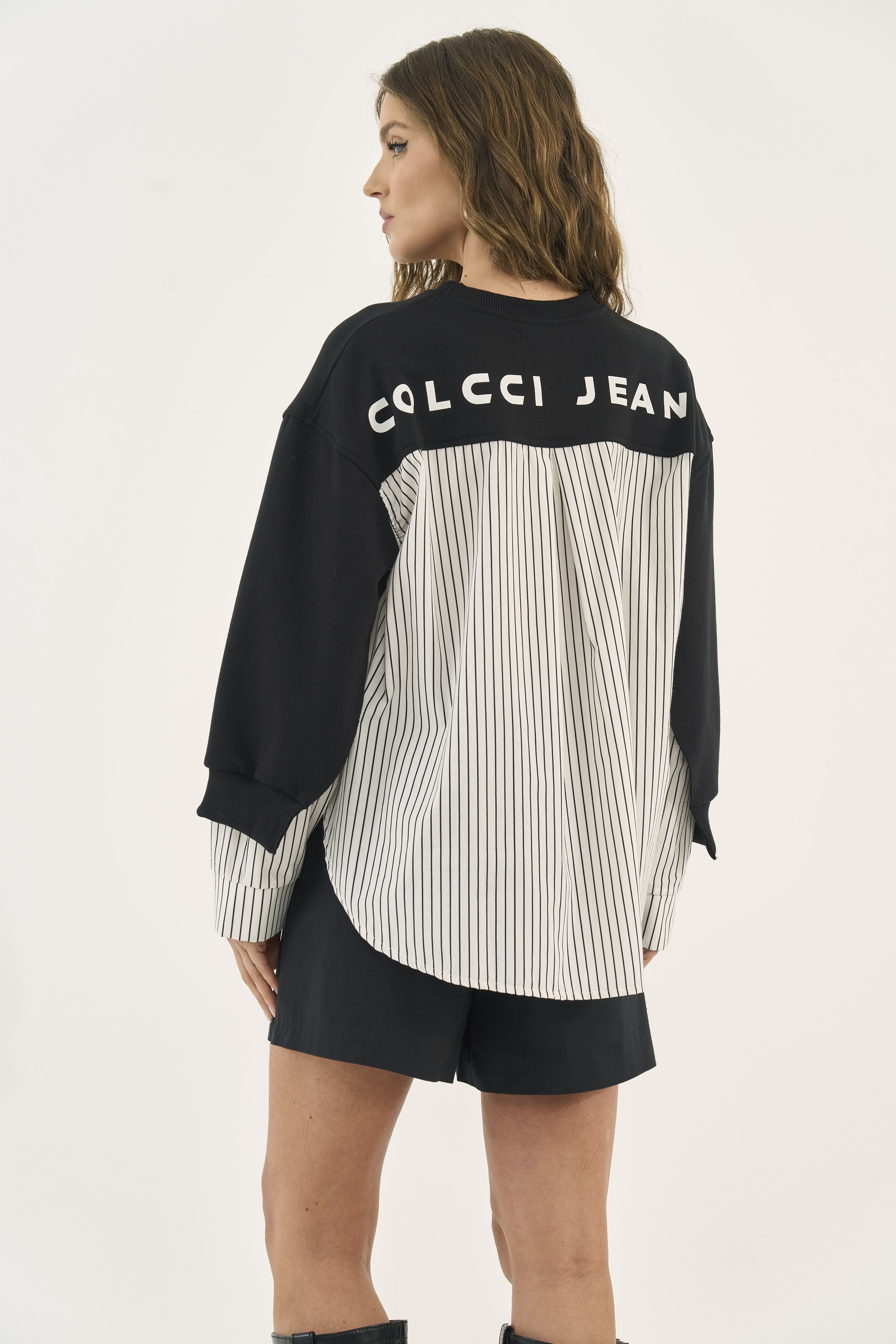 BLUSÃO COLCCI JEANS M PRETO