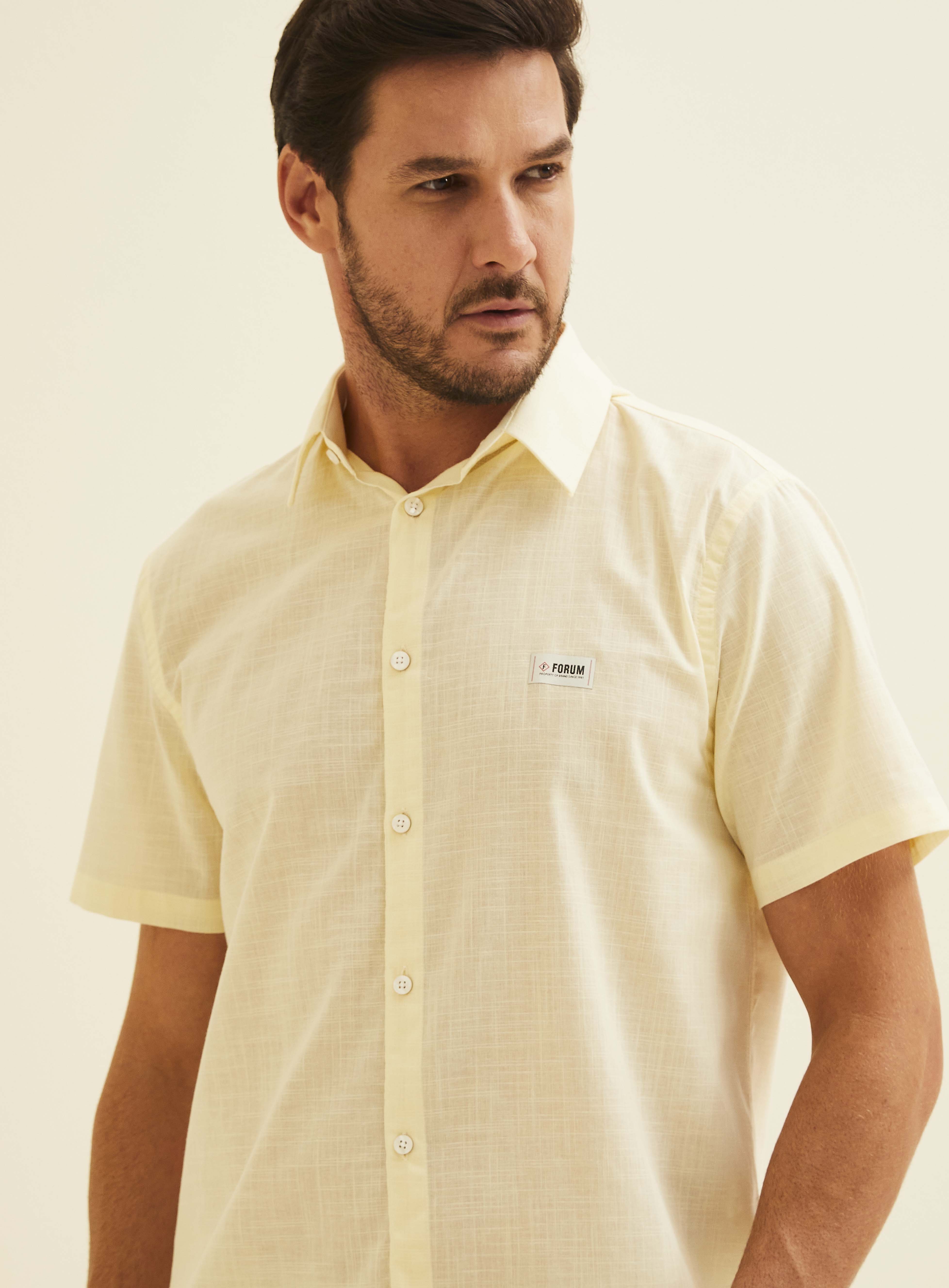 CAMISA RELAX M AMARELO SOLE
