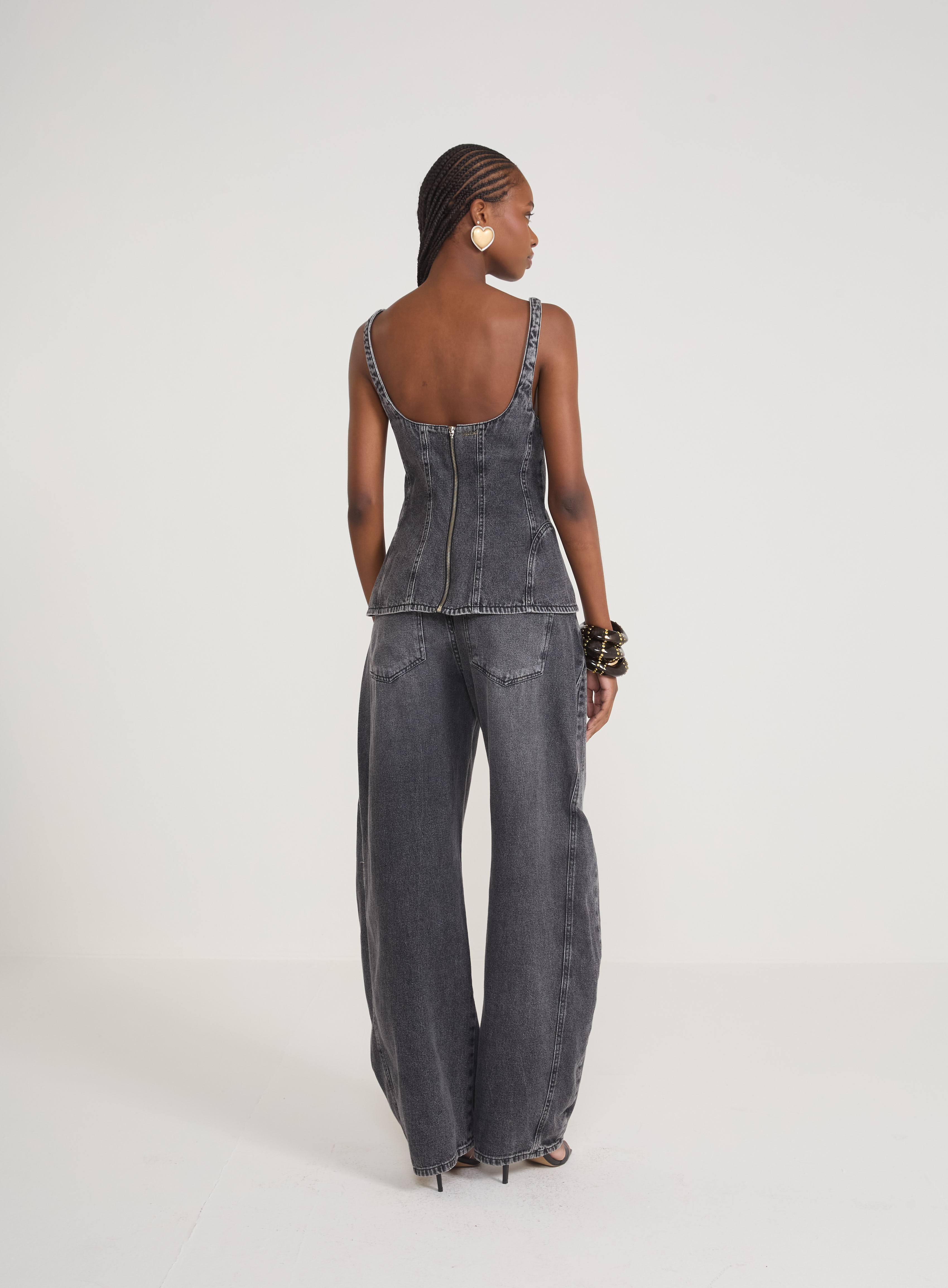BLUSA JEANS M IND.PRETO