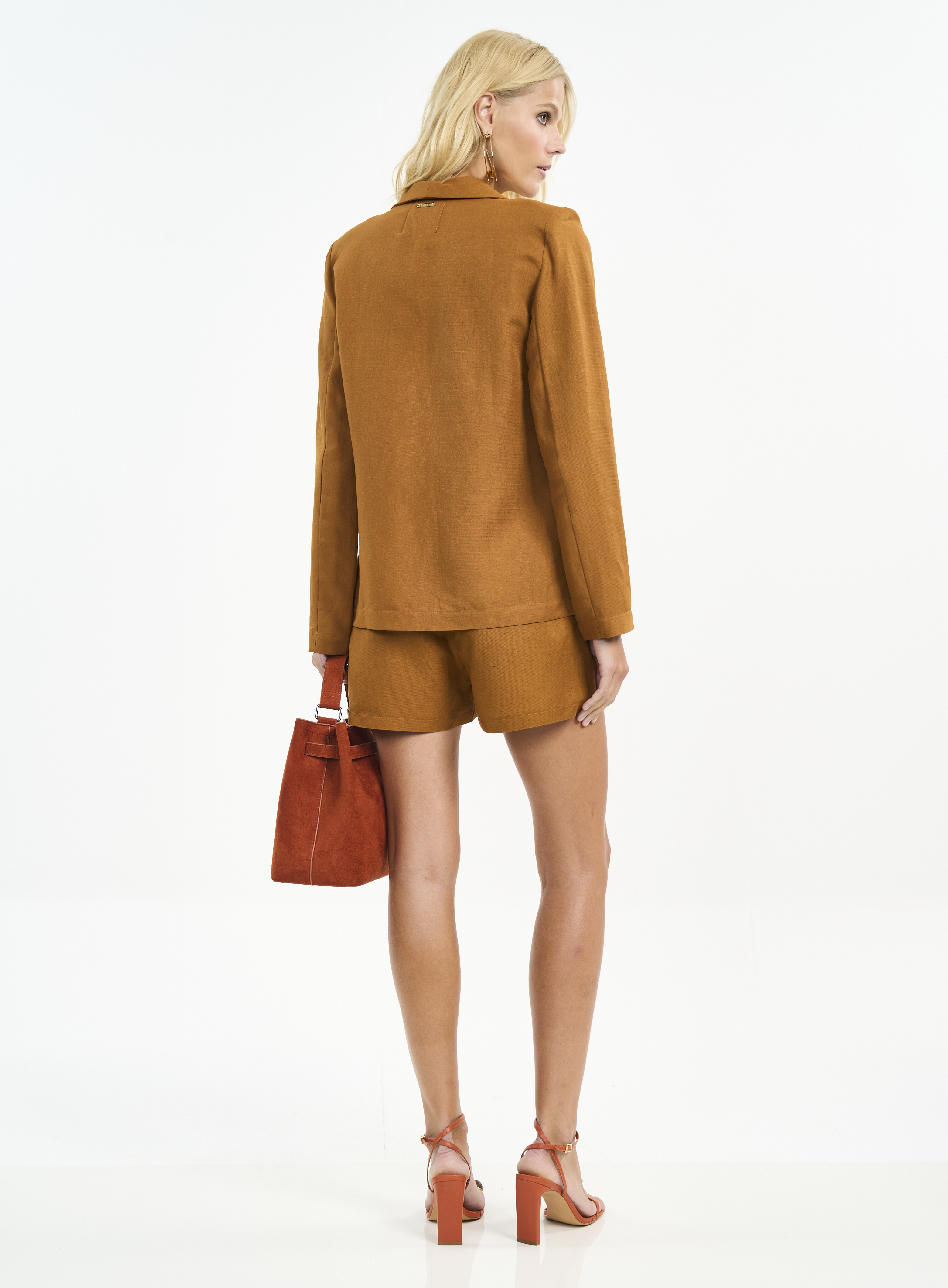 SHORT LINHO G MARROM DROME