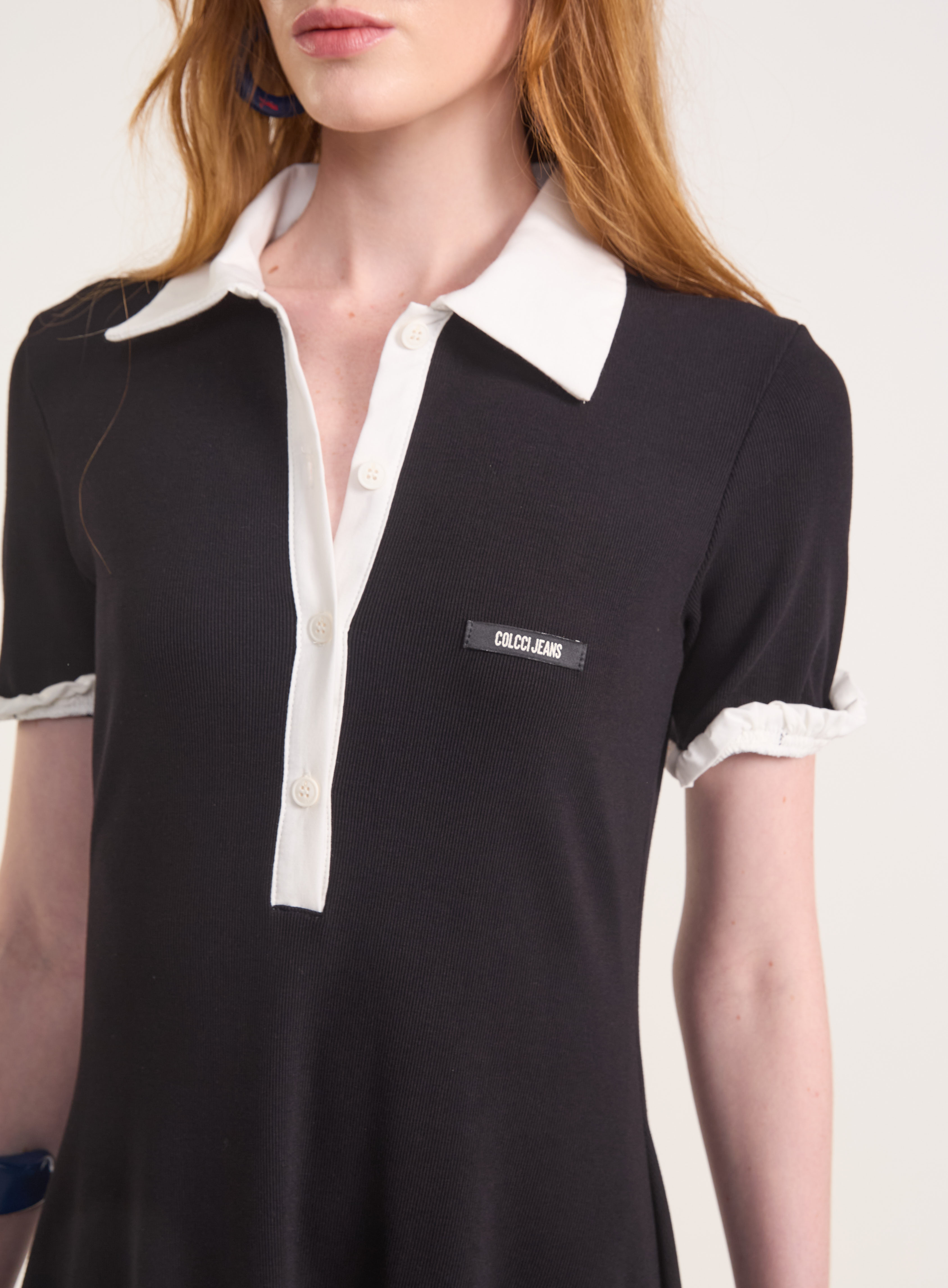 VESTIDO CANELADO PP PRETO